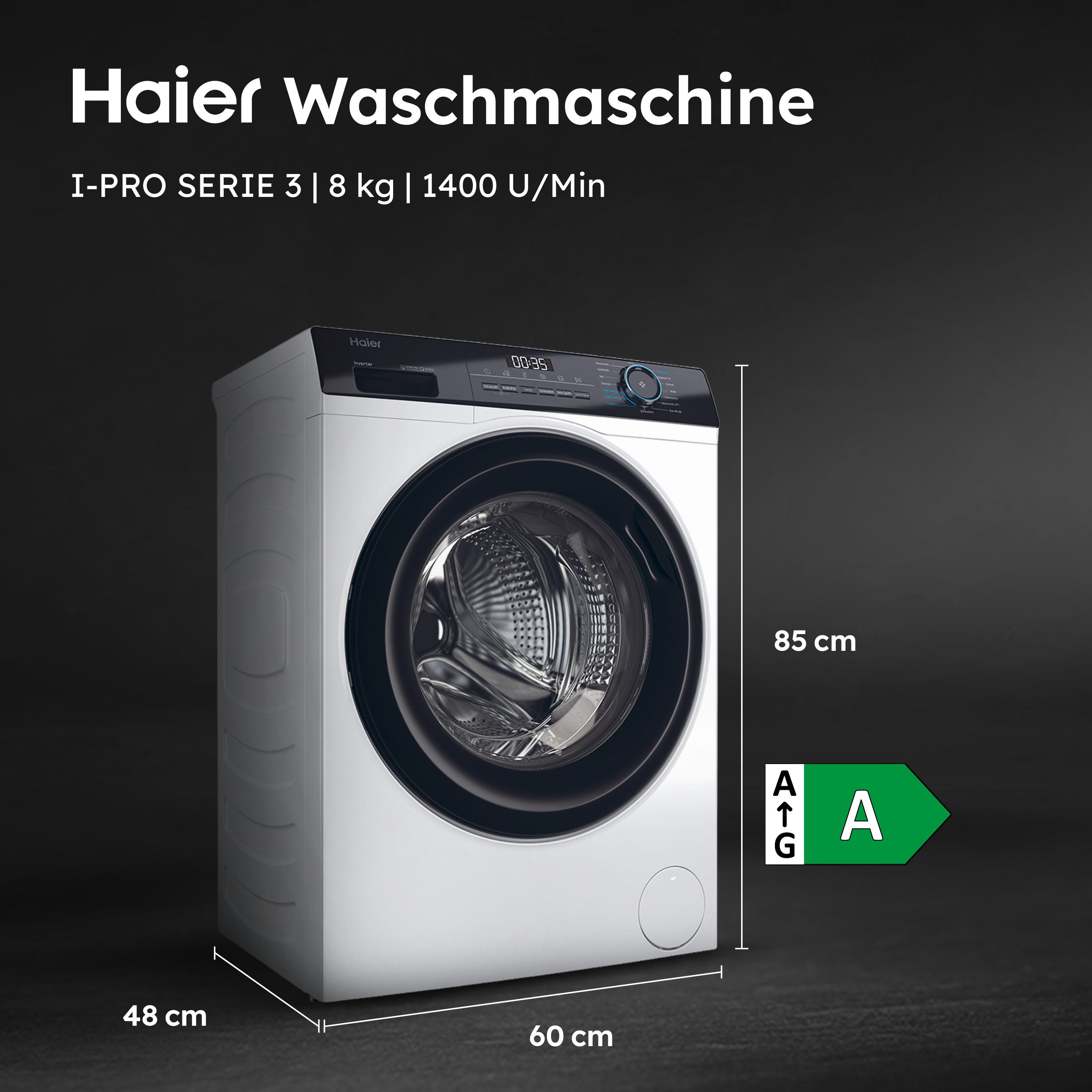 Haier Waschmaschine HW81-NBP14939, 8 kg, 1400 U/min, Das Hygiene-Plus: Selbstreinigung & antibakterielle Technologie (ABT)