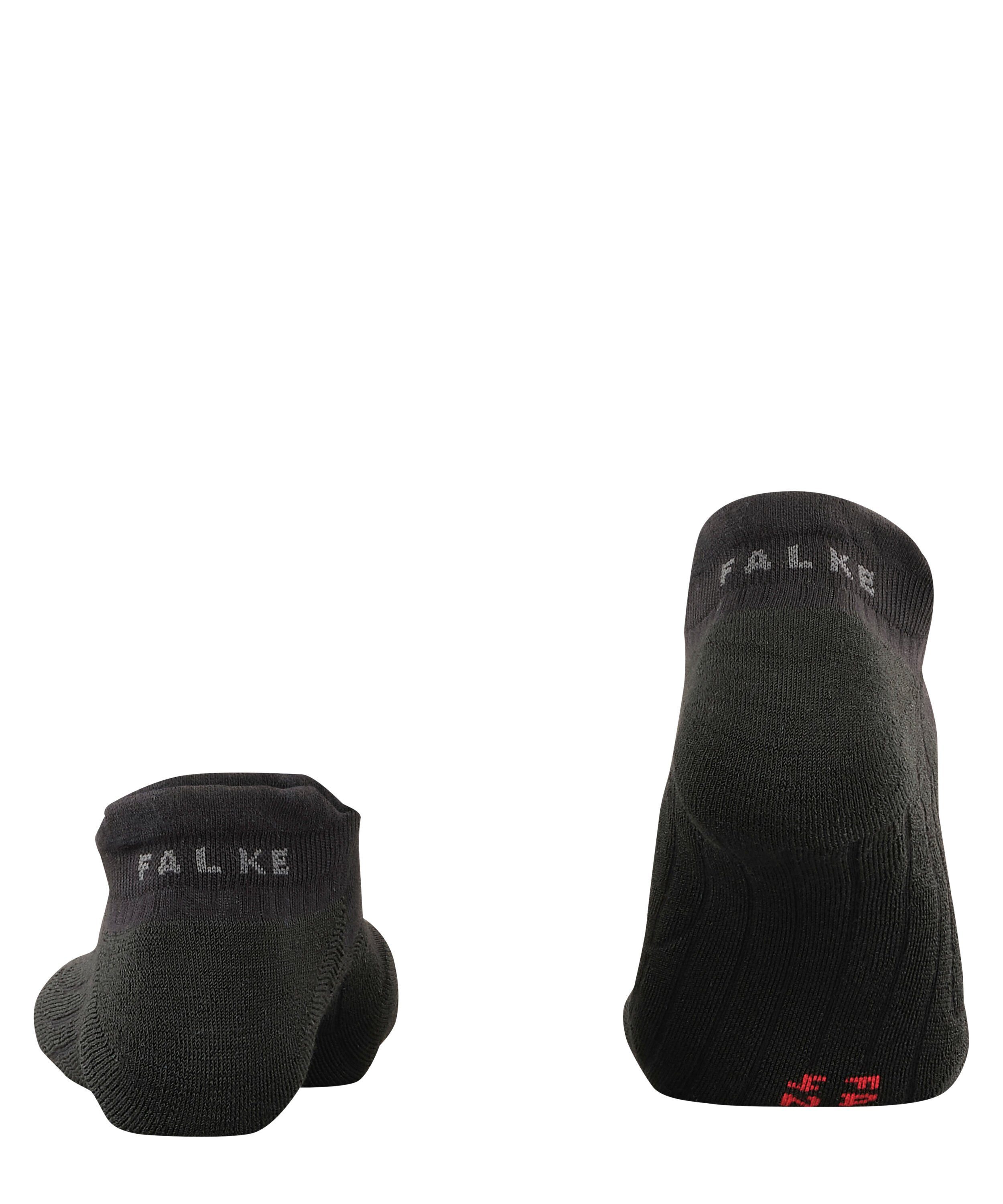 black für (1-Paar) (3000) Invisible Polsterung Sportsocken mit mittelstarker Spikeschuhe GO2 FALKE