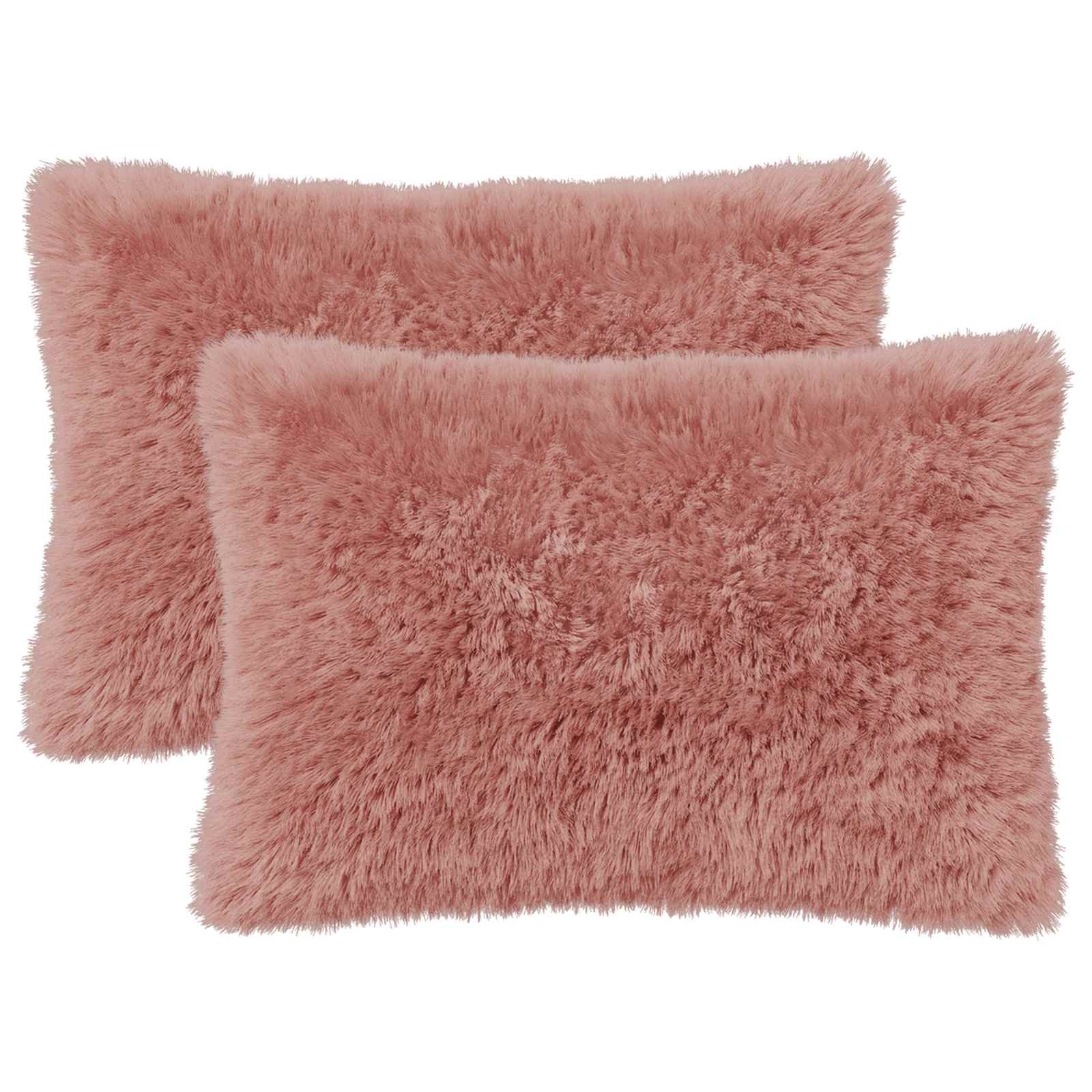 vidaXL Kissenbezug Kissenbezug 2 pcs HEERLEN Rosa 40 x 60 cm PV Fleece, (2 Stück)