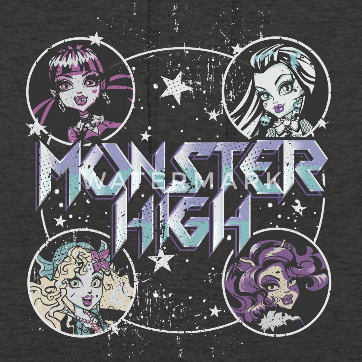 Spreadshirt Hoodie Monster High™ Draculaura, Frankie Stein & Freunde Unisex Hoodie (1-tlg)