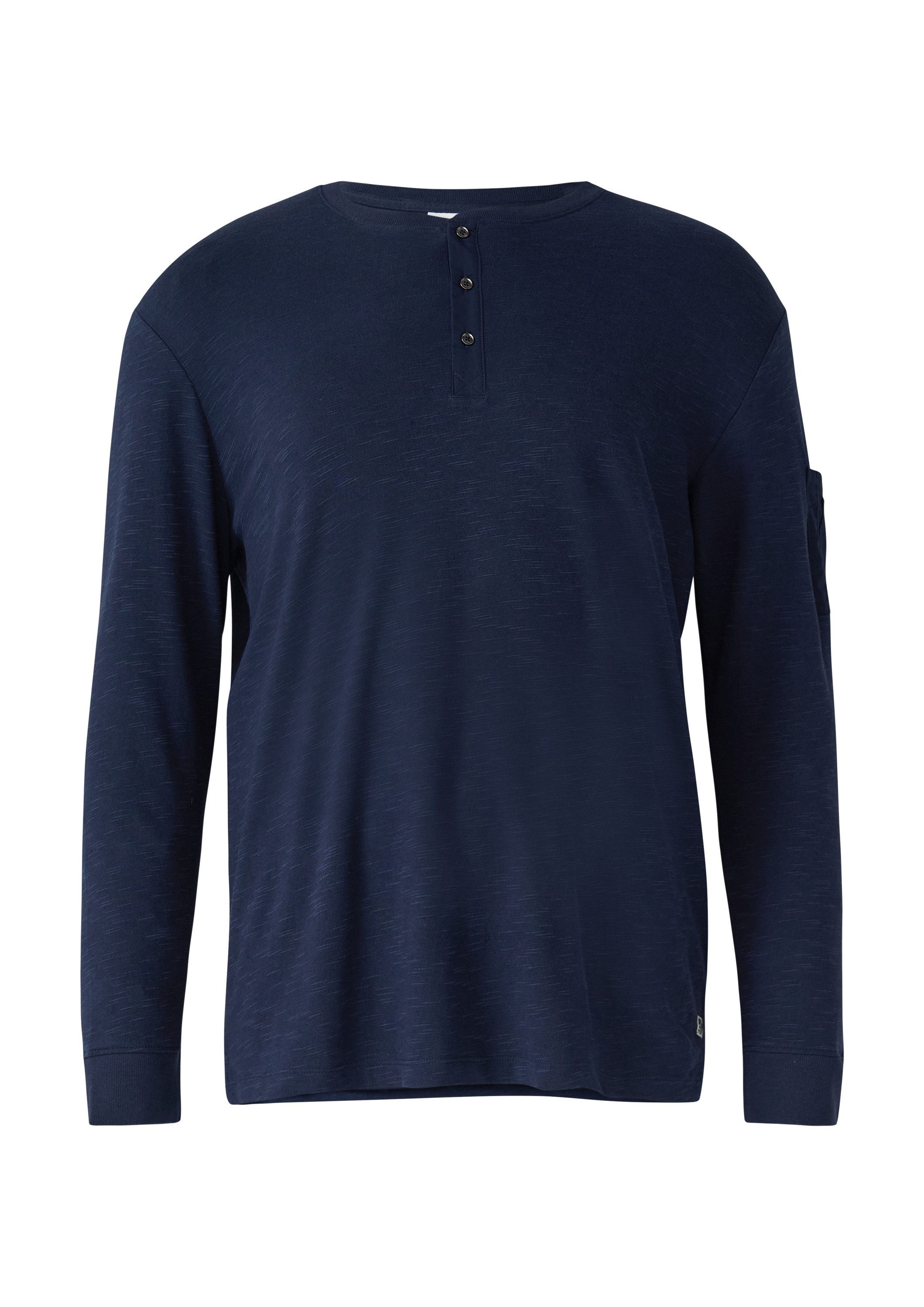 s.Oliver Langarmshirt T-Shirt Baumwoll-Shirt mit Crew günstig online kaufen