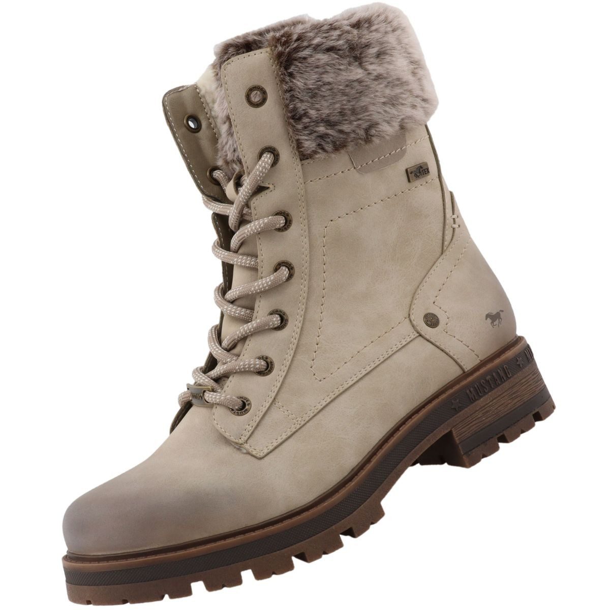 Mustang Shoes 15M0042001-taupe Stiefel günstig online kaufen