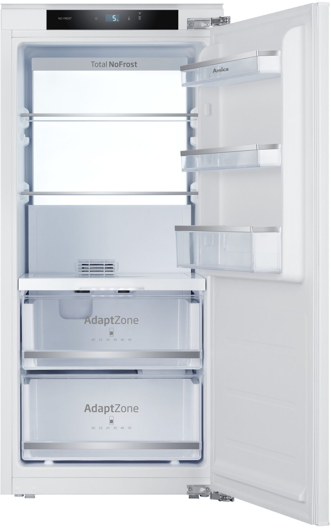 Amica Einbaukühlschrank EVKSX 352 250, 122,1 cm hoch, 55,6 cm breit, Frisch, übersichtlich, komfortabel – perfekt für deinen Alltag