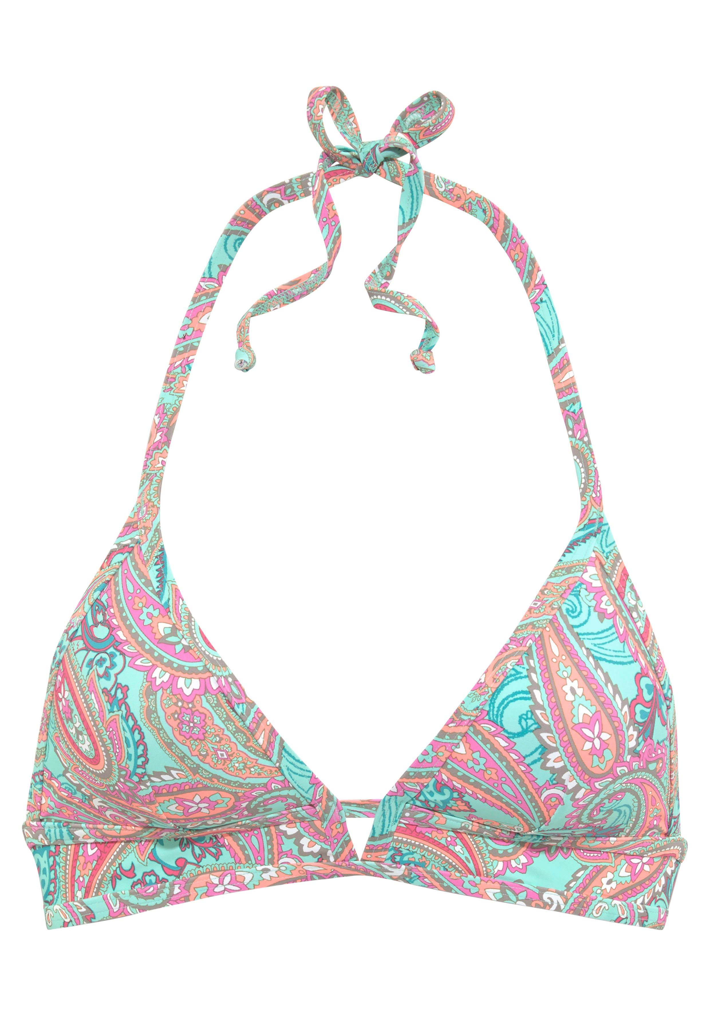 Venice Beach Triangel-Bikini-Top Paislee, bedruckt, mit günstig online kaufen