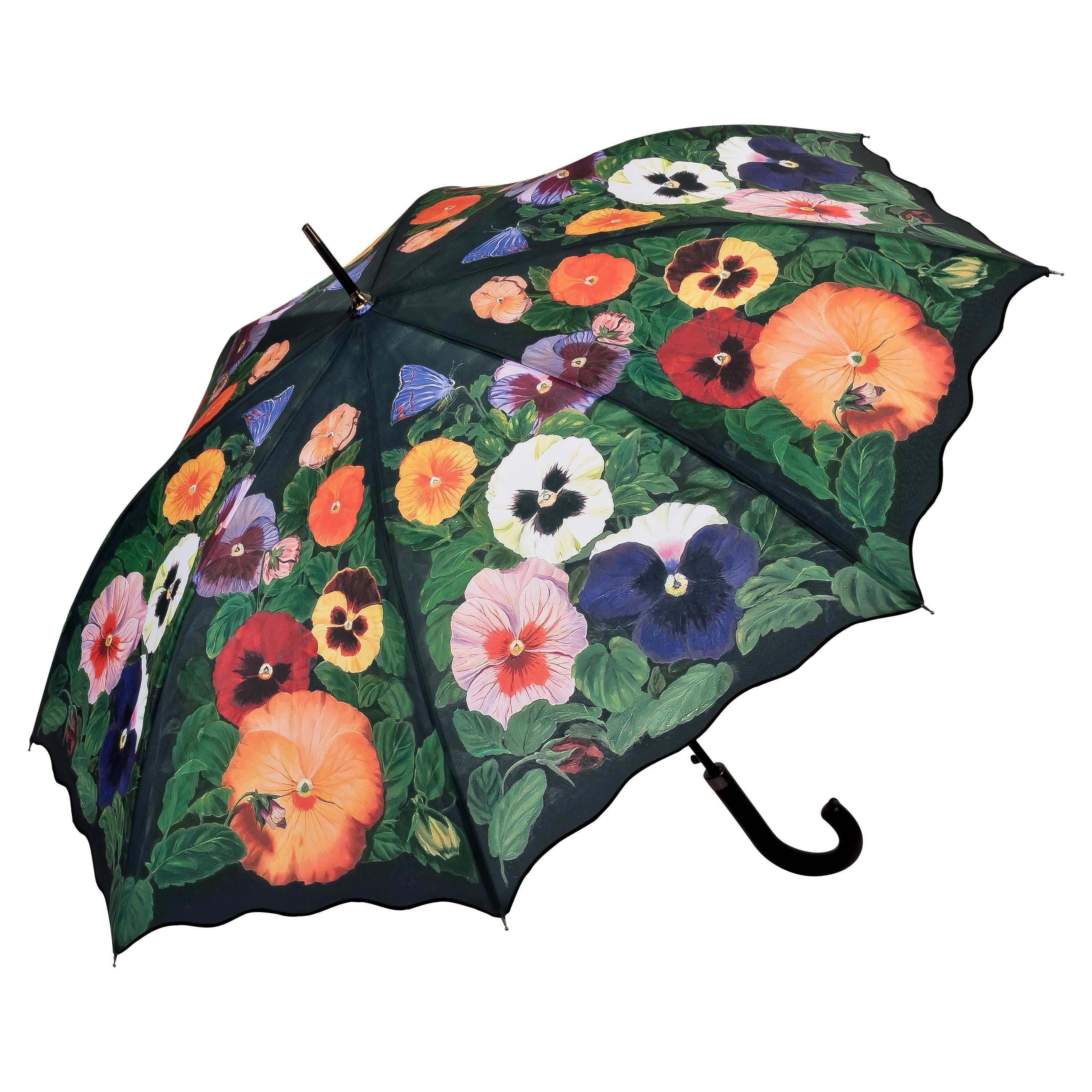 von Lilienfeld Stockregenschirm Regenschirm Stiefmütterchen Blumen günstig online kaufen