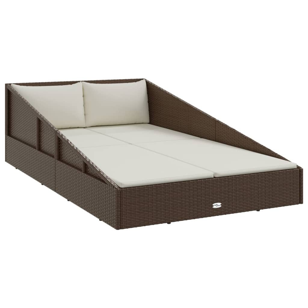 vidaXL Gartenliege Gartenbett Braun 110x200 cm günstig online kaufen