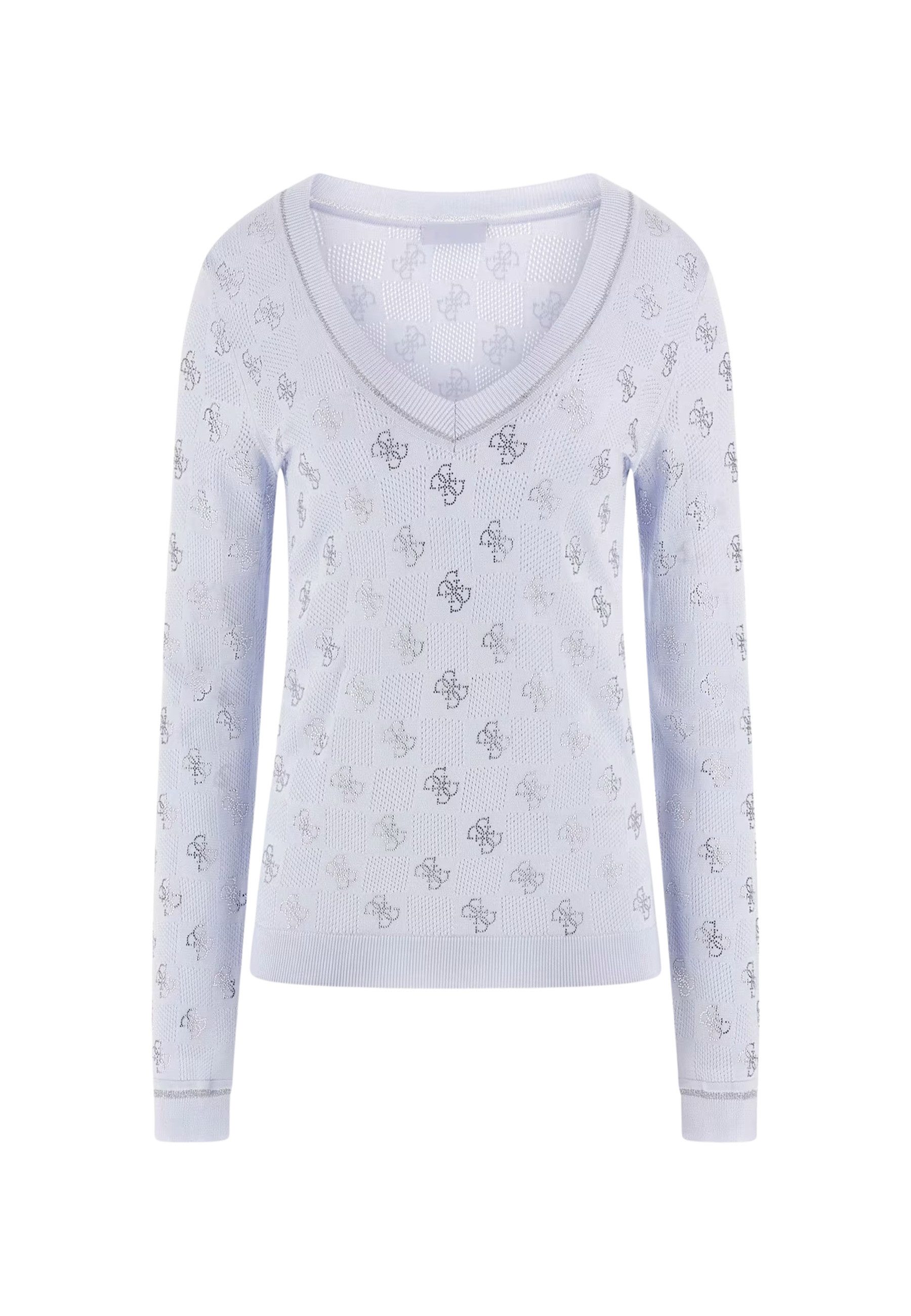 Guess Strickpullover Pullover ROSIE Strickpullover V- Neck (1-tlg) günstig online kaufen