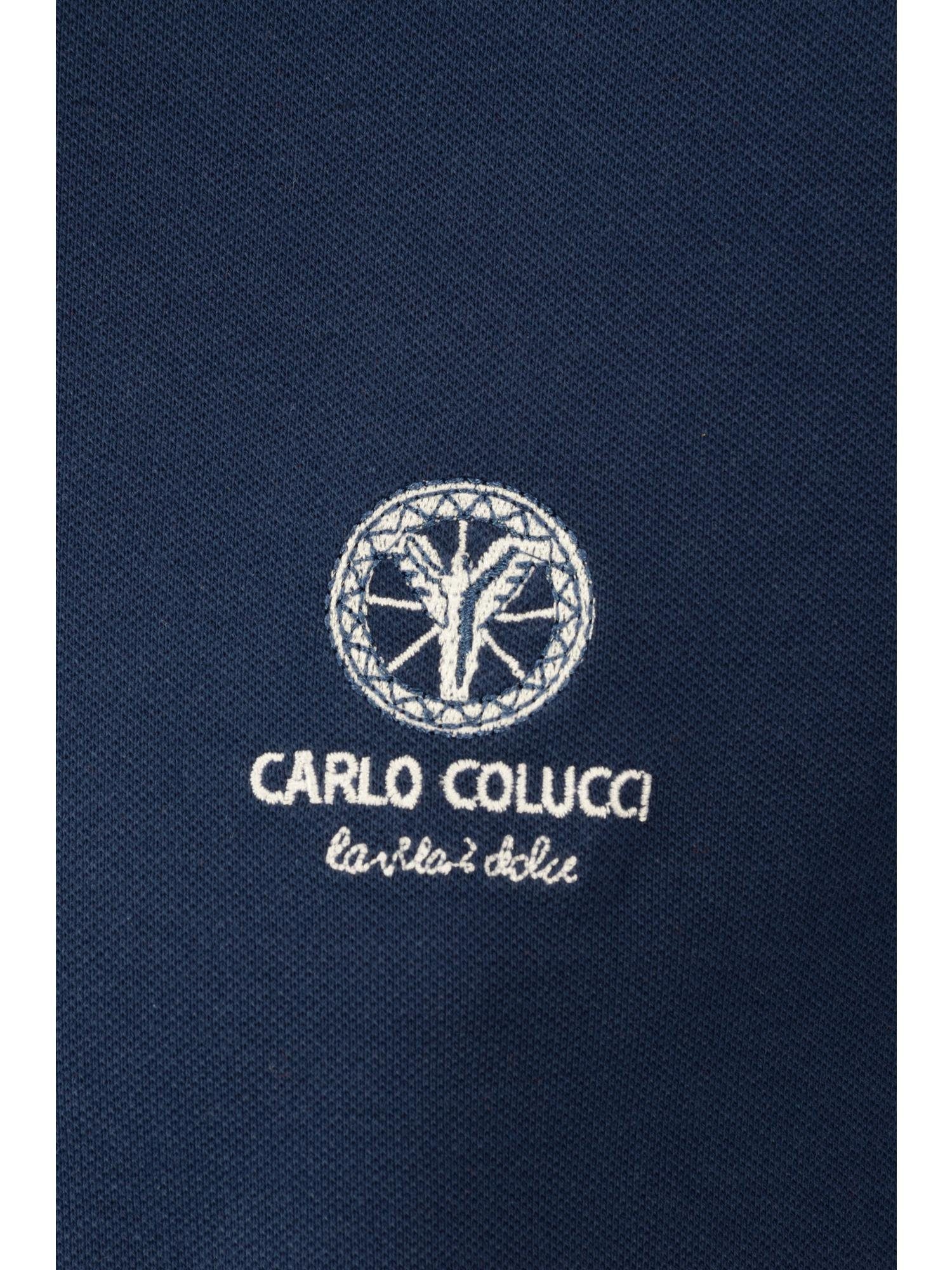 CARLO COLUCCI Poloshirt Camuso Navy