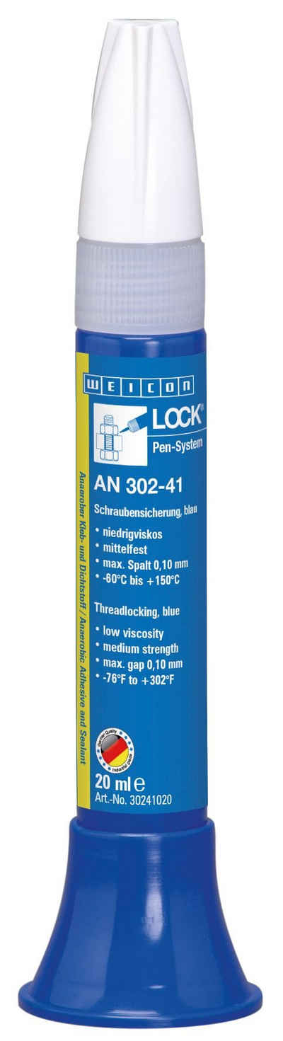 WEICON Schraubensicherung WEICONLOCK® AN 302-41 Schraubensicherung, mittelfest, blau