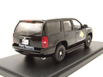 GREENLIGHT collectibles Modellauto Chevrolet Tahoe Texas Highway Patrol State Trooper 2010 schwarz Modell, Maßstab 1:43