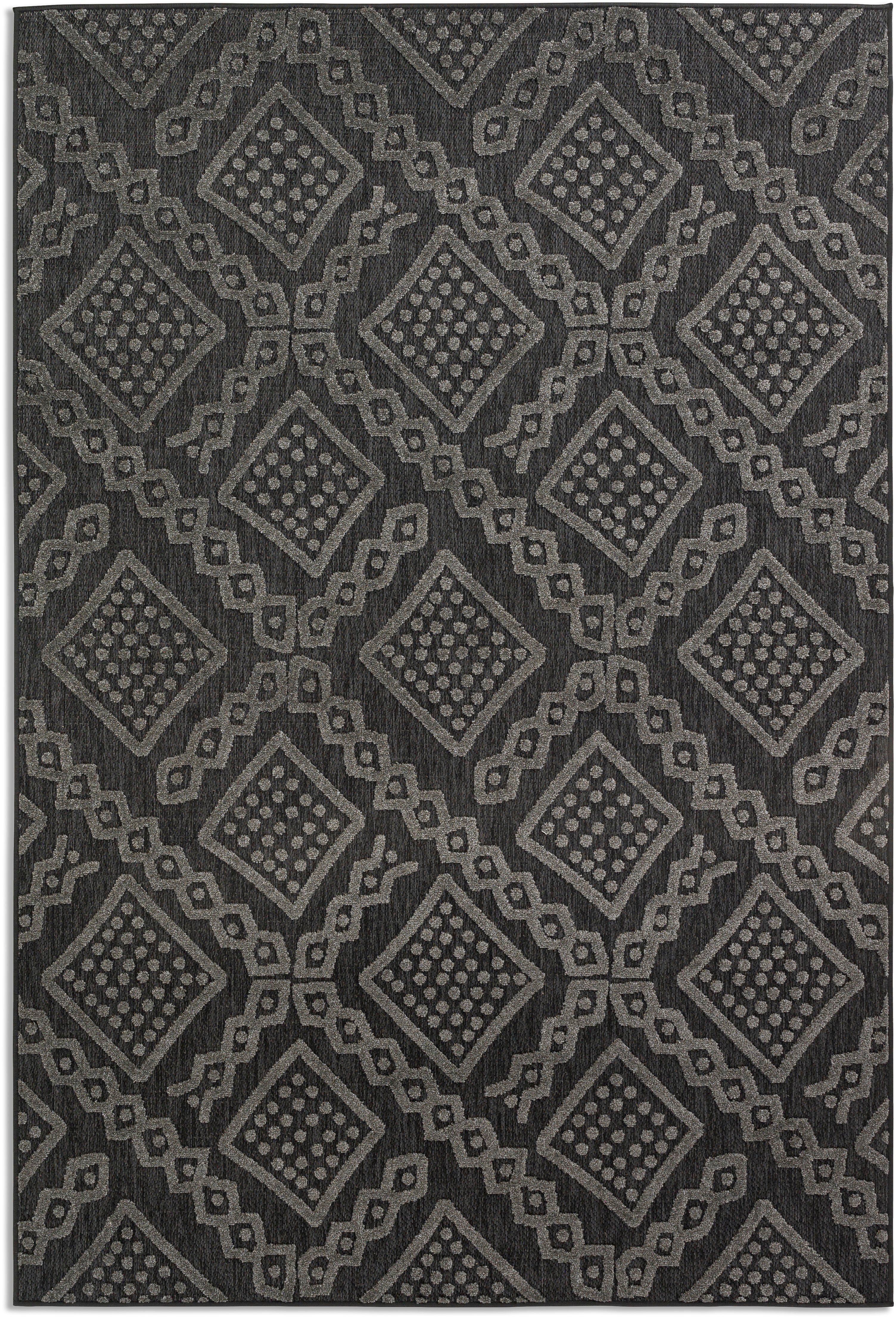 Teppich Spring 6302 211, SCHÖNER WOHNEN-Kollektion, rechteckig, Höhe: 10 mm,  In- und Outdoor geeignet, eleganter Kurzflorteppich
