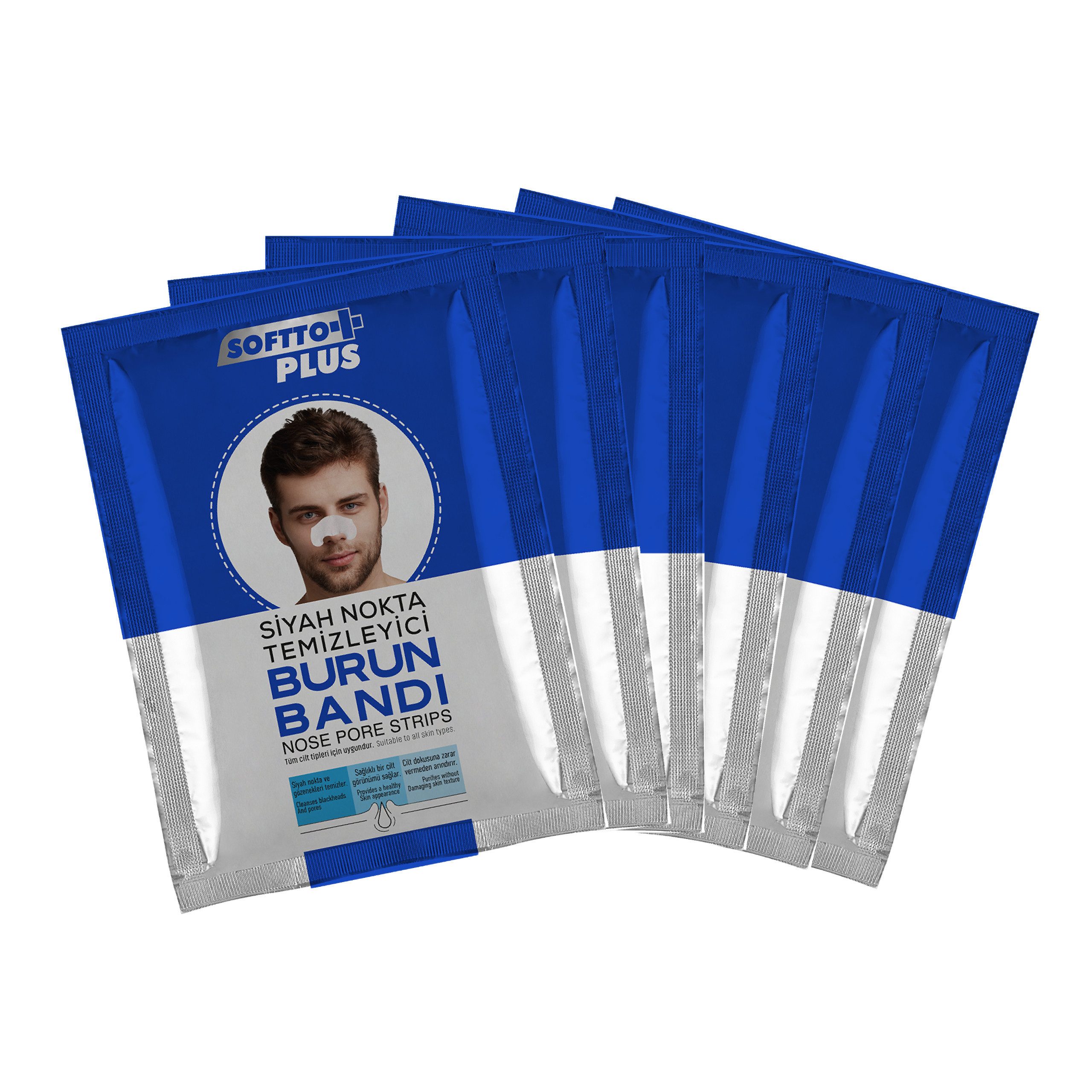 Softto Plus Nasenpflaster Nose Pore Strips – Mitesserfrei & Porentief Rein für Strahlende Haut
