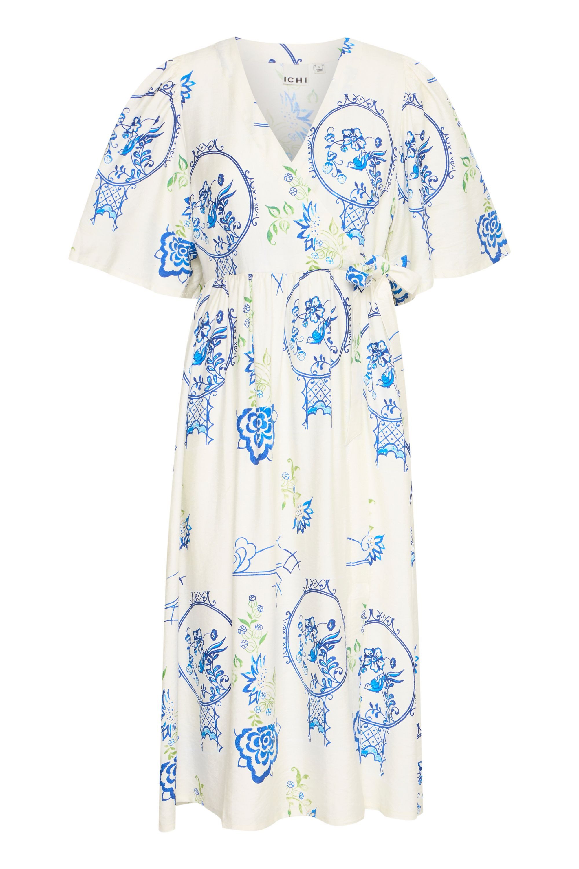 Ichi Midikleid IHLUCIE Sommerliches Kleid günstig online kaufen