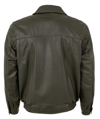 Maddox Lederjacke Holdo MADDOX - Herren Echtleder Lederjacke Blouson Lammnappa granit