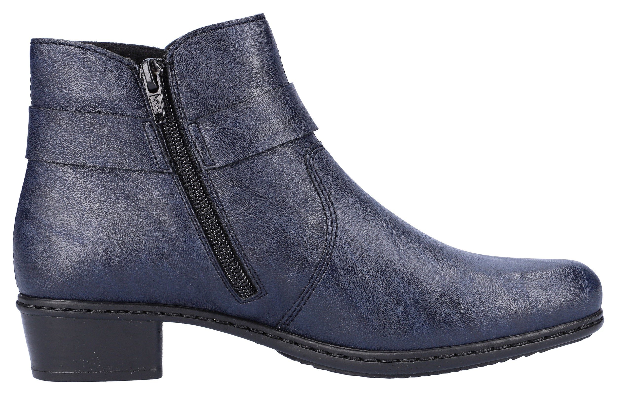 Rieker Stiefelette mit hübscher Zierschnalle, schmale Form
