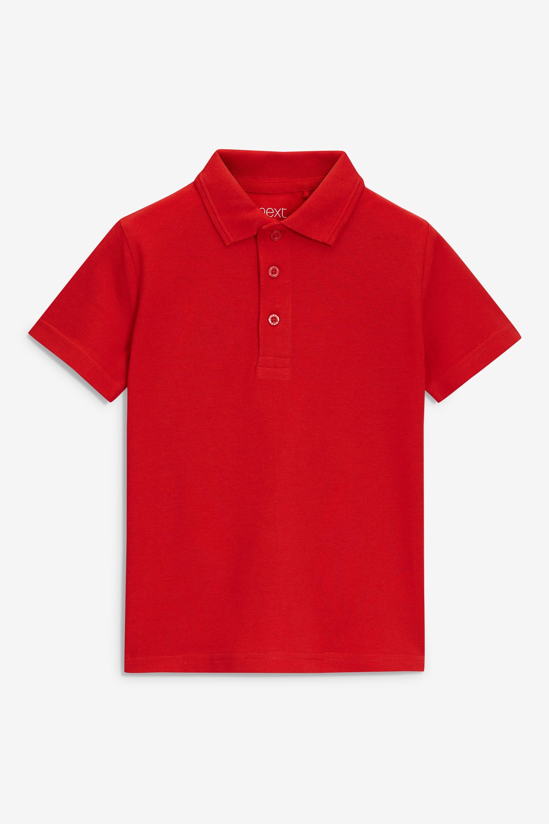 Next Poloshirt Schul-Poloshirts aus Baumwolle 2er-Pack Red (2-tlg) im