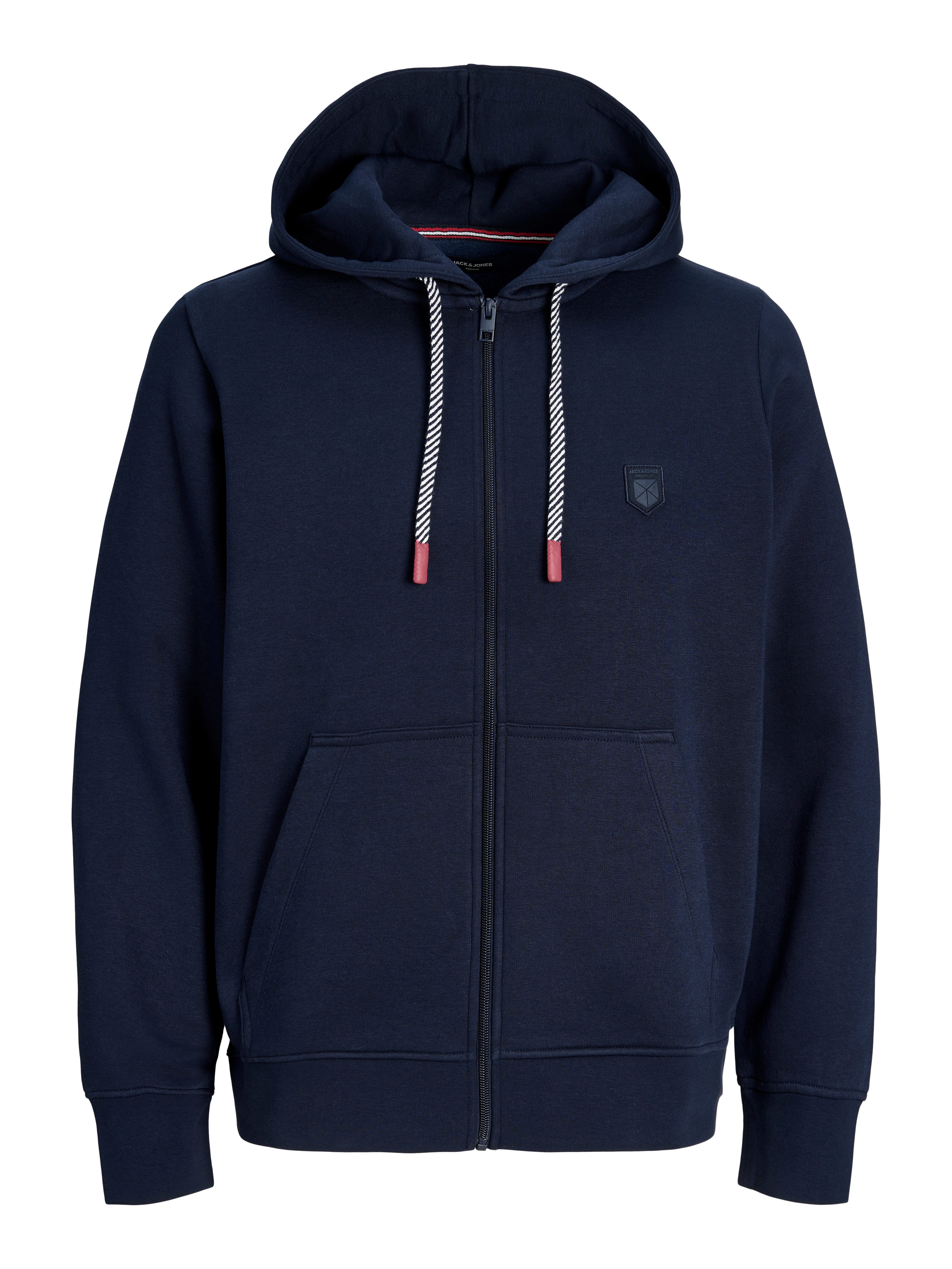 Jack & Jones Kapuzensweatjacke JPRBLURONALDO SWEAT ZIP HOOD SMU Baumwollmischung, regular fit