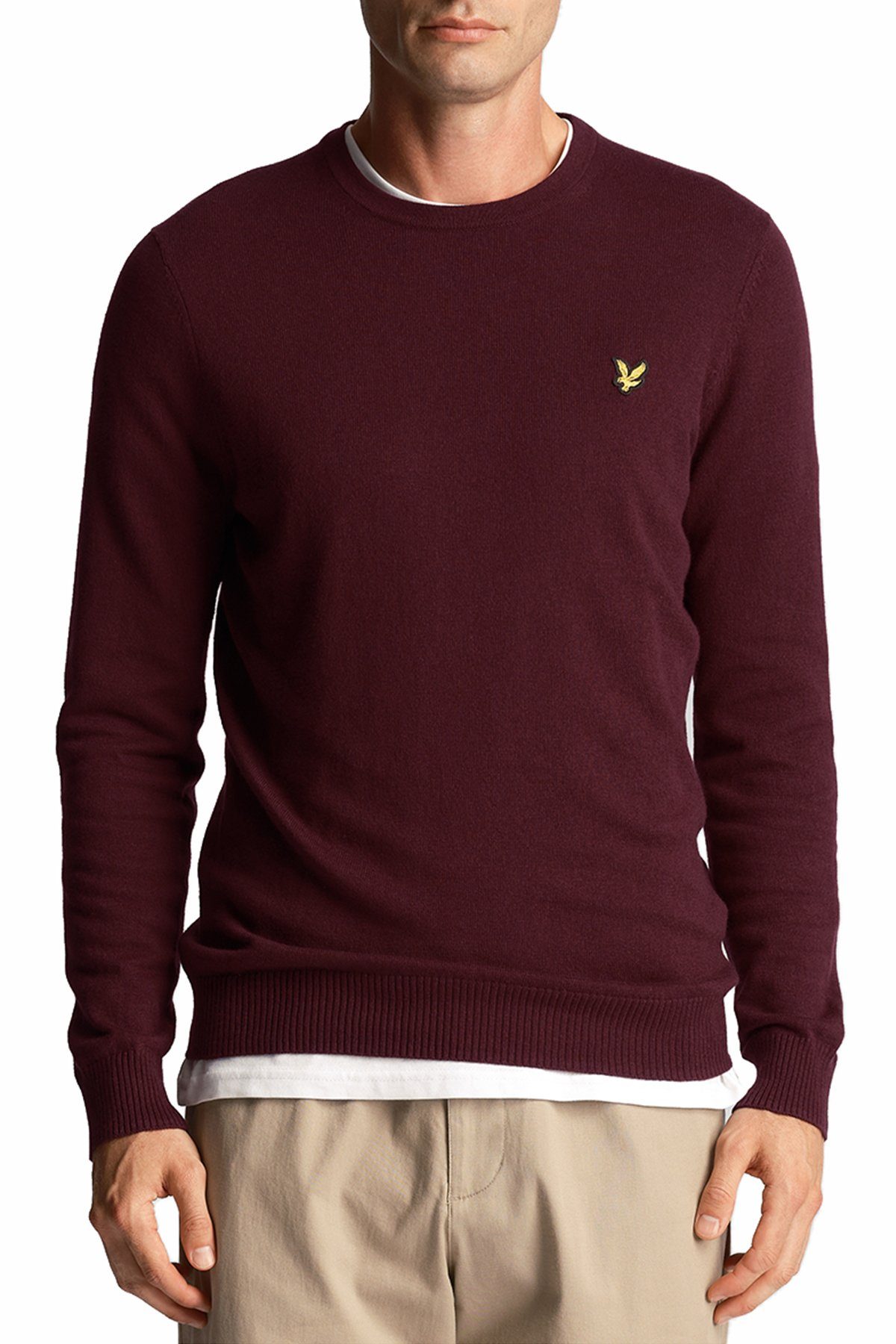 Lyle & Scott Strickpullover Aus Merinowolle Und Baumwolle