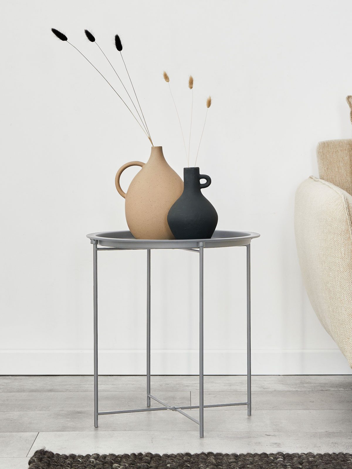 Amagohome Gartentisch Beistelltisch Ø 47 H günstig online kaufen