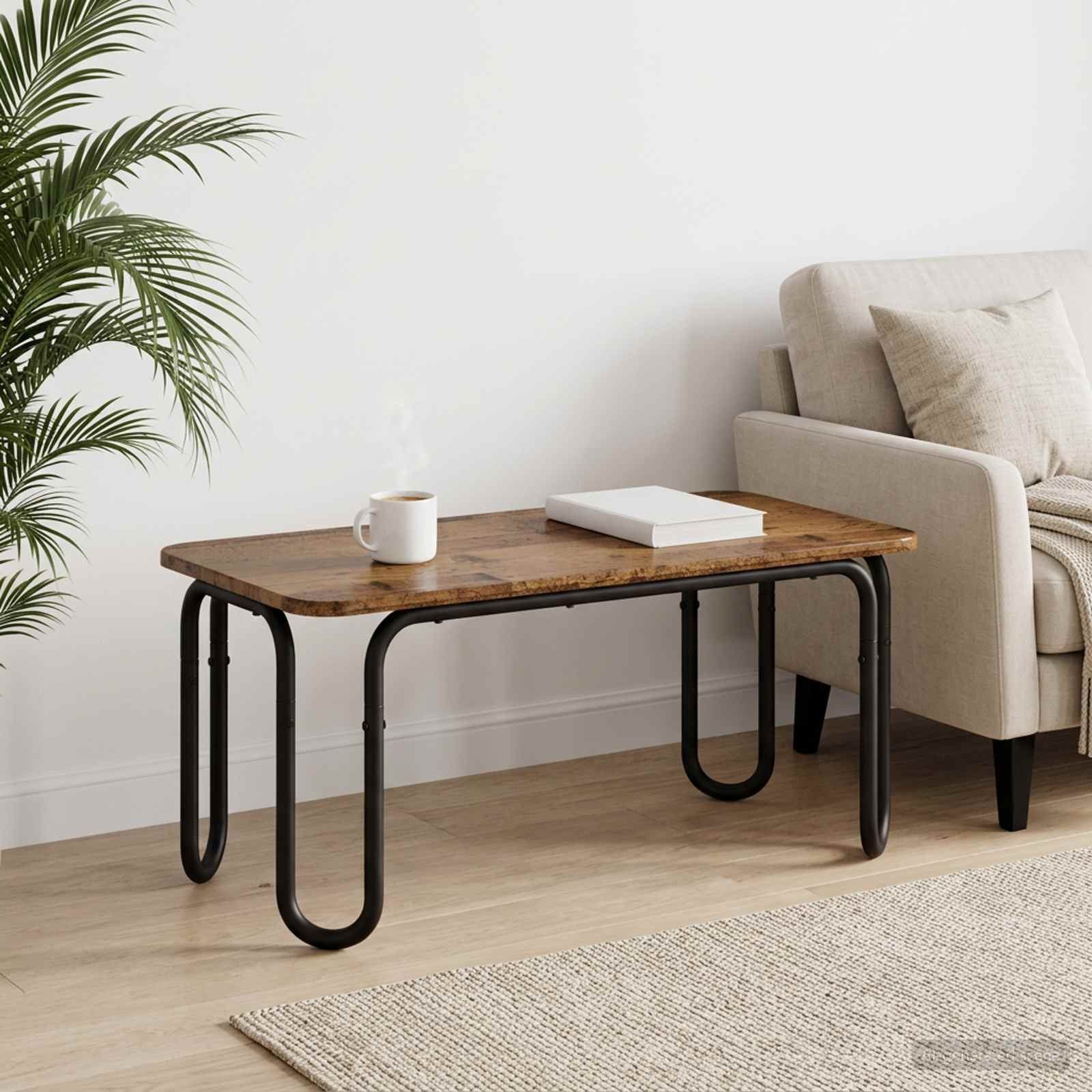 vidaXL Couchtisch Couchtisch Altholz 79,5 x 40 x 36 cm Holzwerkstoff (1-St)