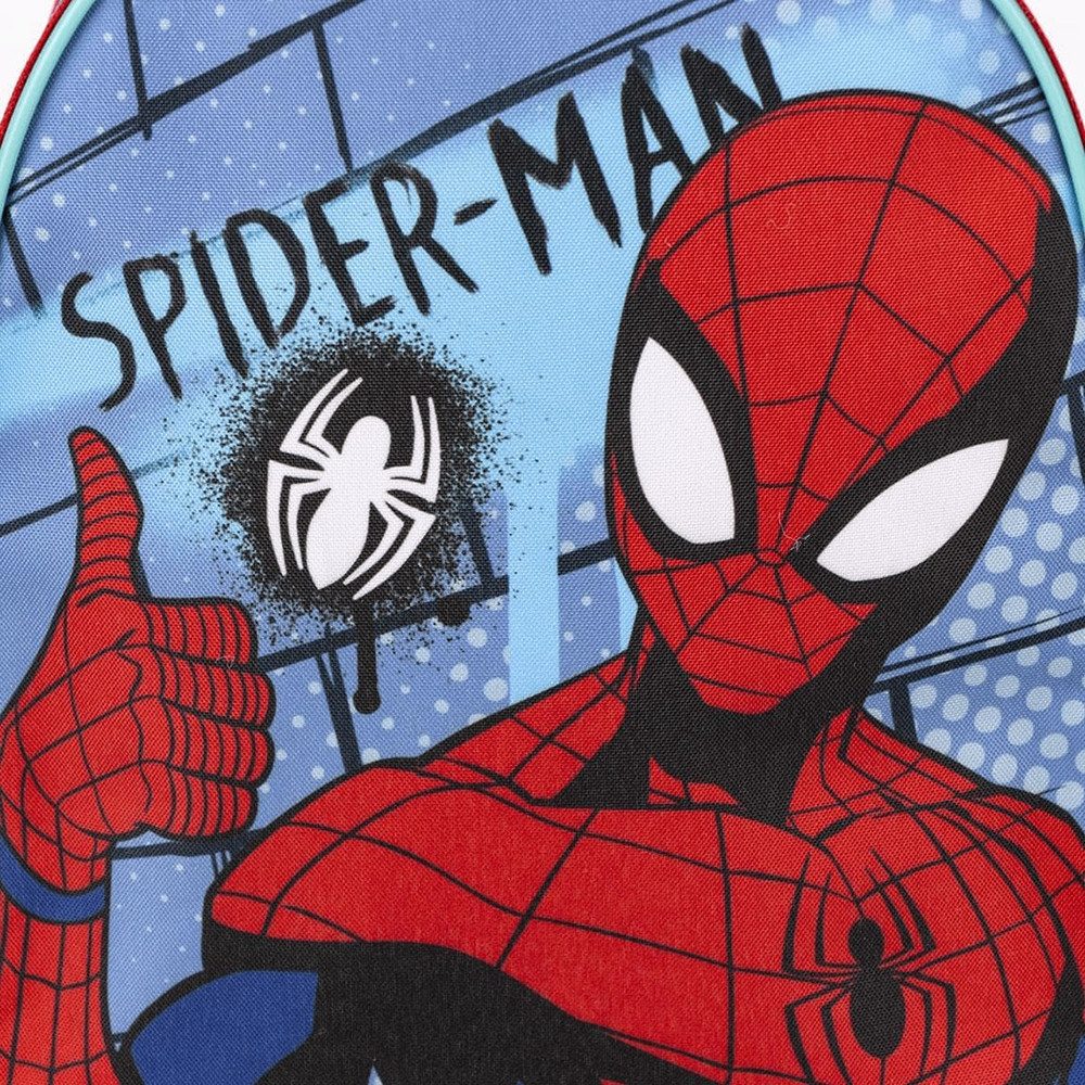 BrandMac Kindergartentasche Marvel Spider-Man Rucksack für Kinder Hero Rot Blau Kindergarten – Bild 4 von 5