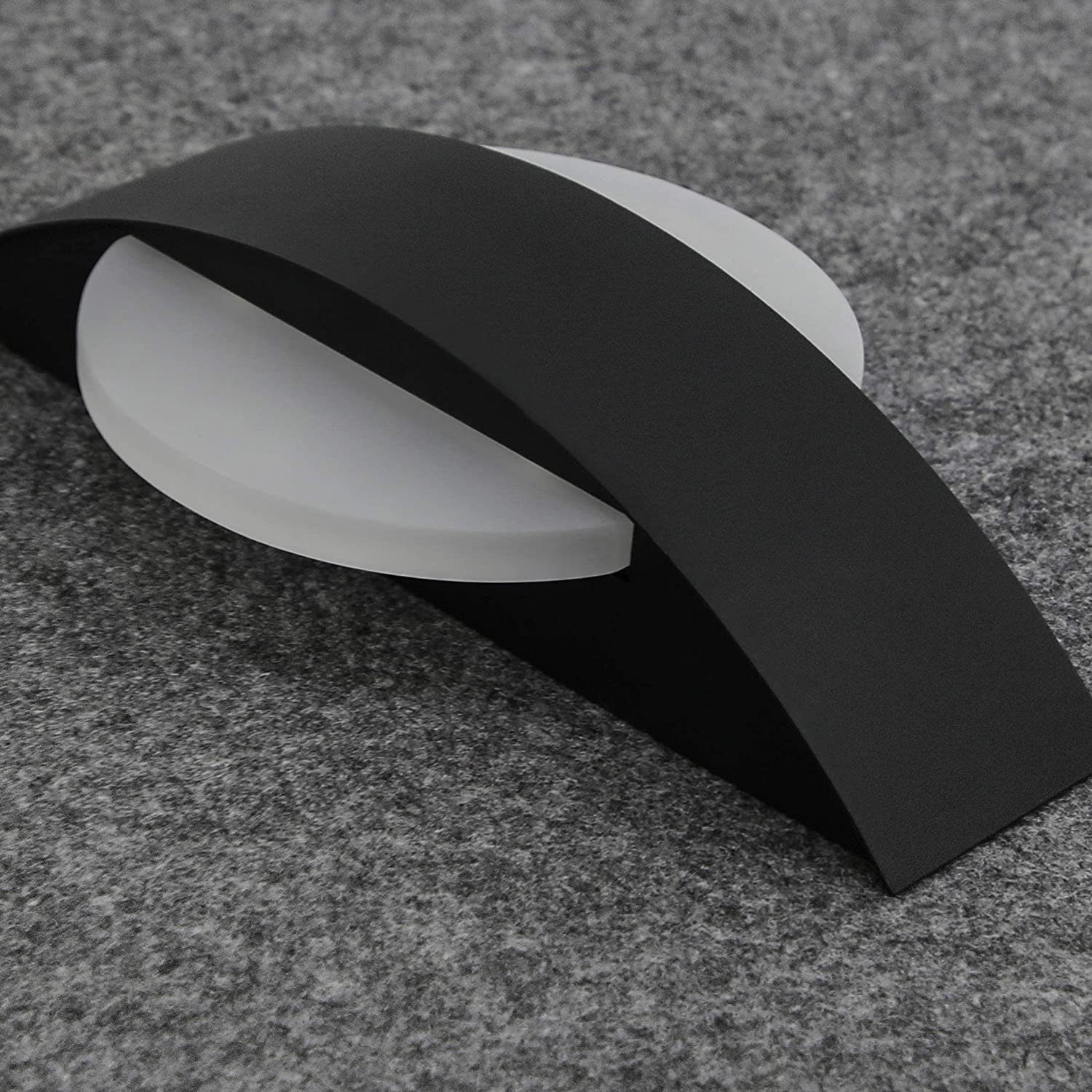 Applique murale led moderne en acrylique noir et blanc_voghion.com