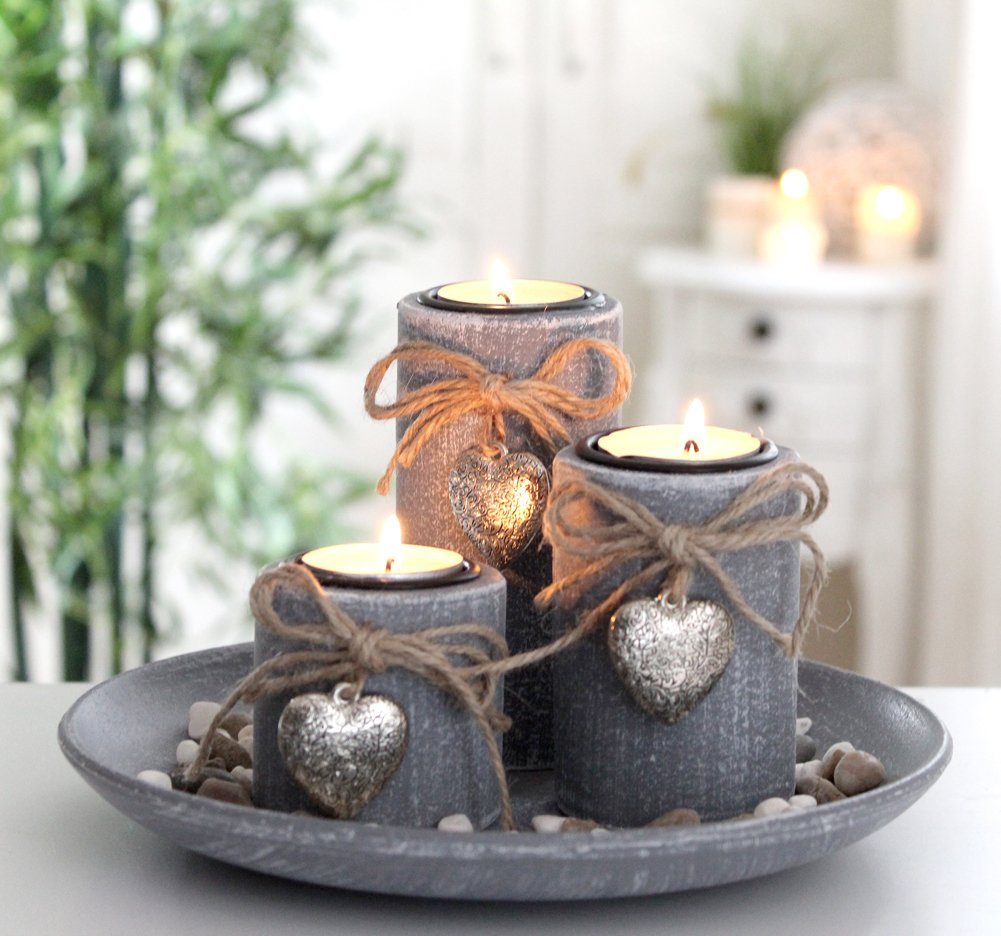 LB H&F Lilienburg Teelichthalter Teelichthalter Kerzenhalter Kerzenständer günstig online kaufen