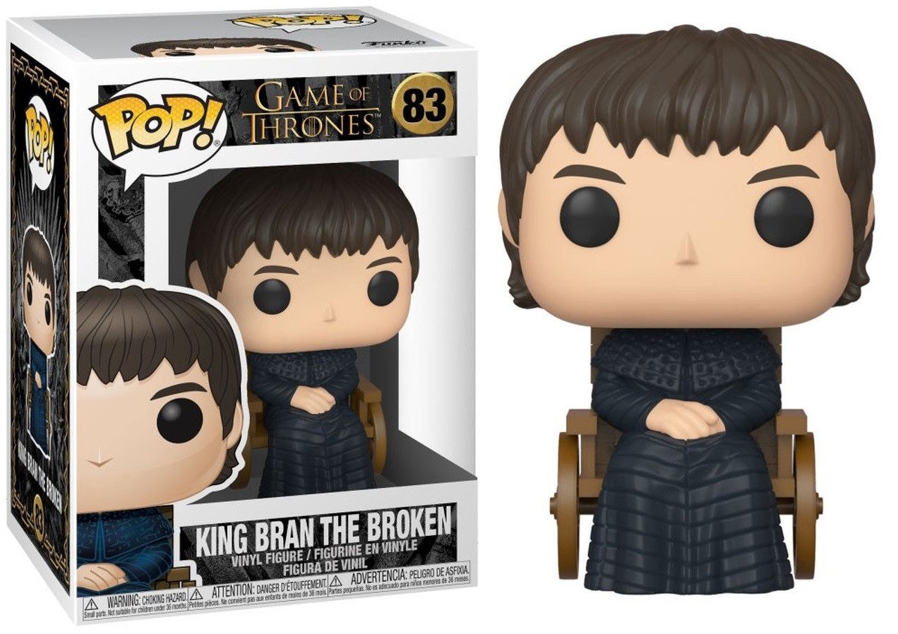 Funko Actionfigur Game of Thrones POP! Television Vinyl Figur King Bran The Broken 9 cm, (1-tlg), detailreiche Figur aus Vinyl