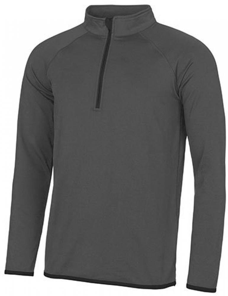 Trainingsshirt Herrn Cool 1/2 Zip Sweat +UV-Schutz