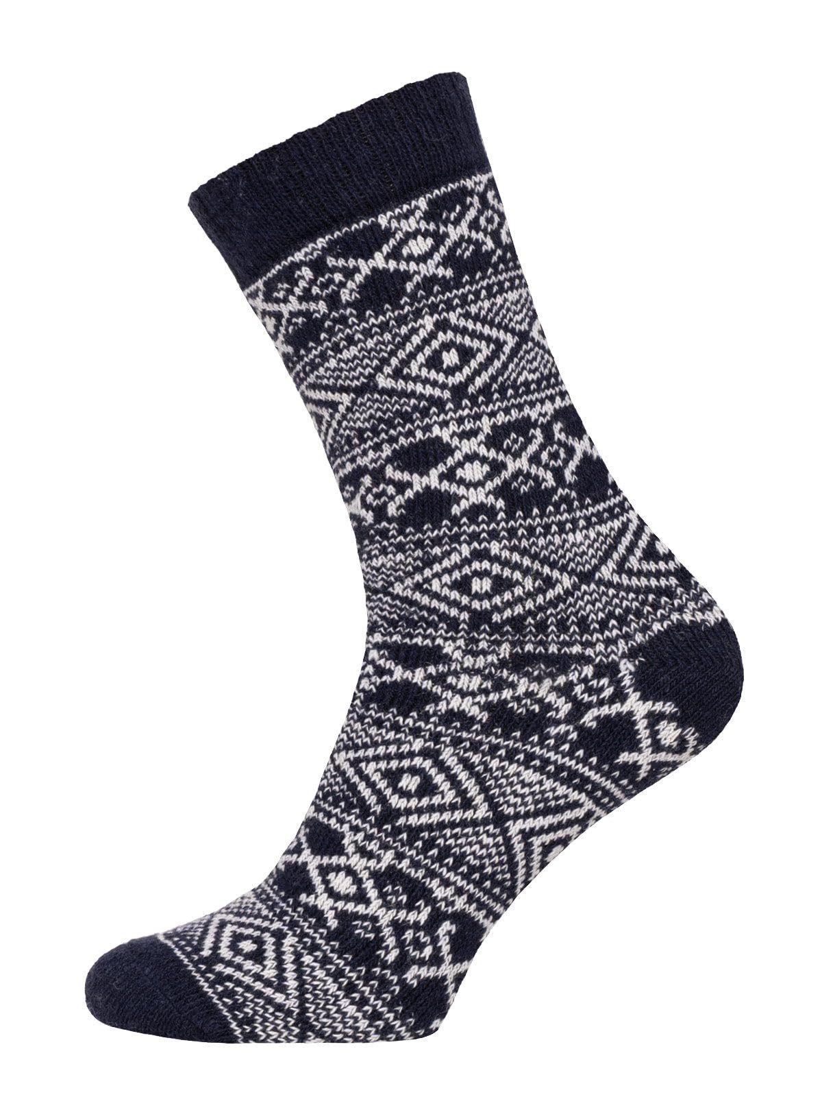 Norwegersocken 45% Wollsocken Skandinavisches Norweger Design
