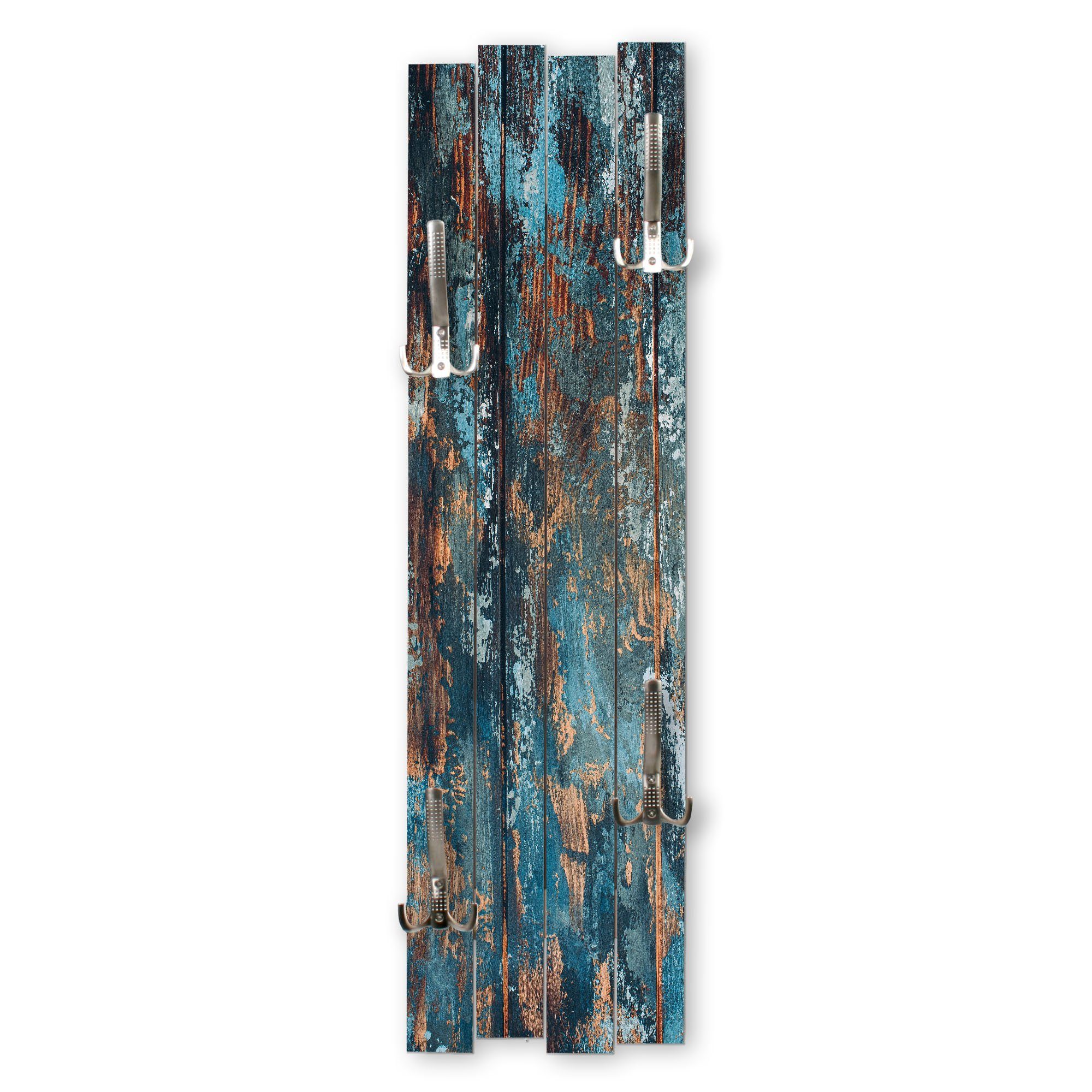 Kreative Feder Wandgarderobe Wand-Garderobe „Altes Holz günstig online kaufen