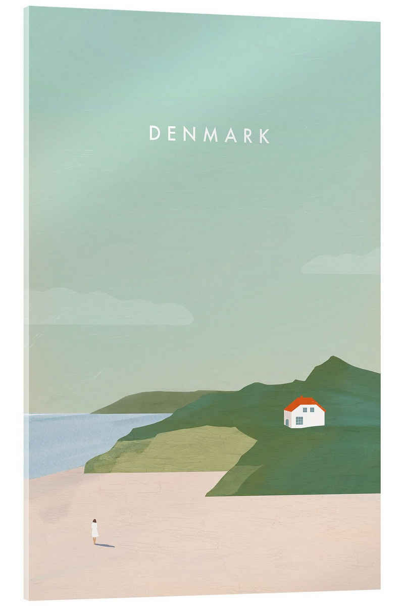 Posterlounge Acrylglasbild Katinka Reinke, Dänemark, Minimalistisch Grafikdesign