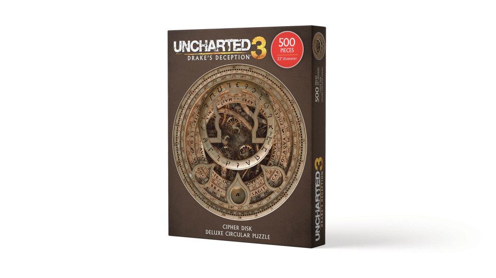 Dark Horse Puzzle Uncharted Puzzle Cipher Disk Circular Deluxe (500 Teile), Puzzleteile