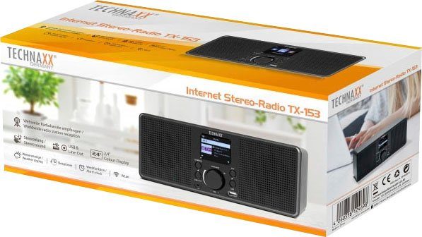 4 W) Technaxx TX-153 (Internetradio, Internet-Radio