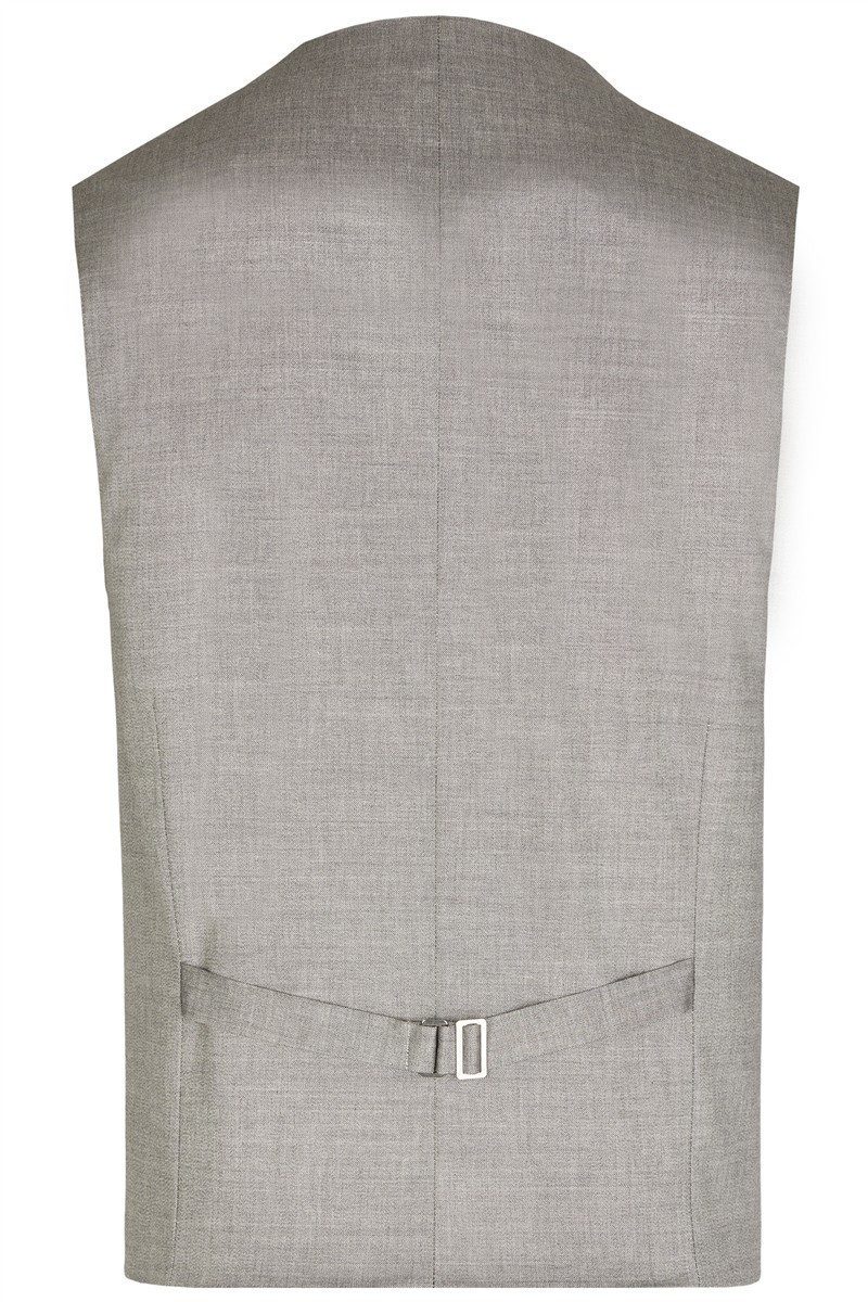 Atelier Torino Anzugweste Atelier-Torino MIX&MATCH Herren Weste Drop8 Hellgrau meliert