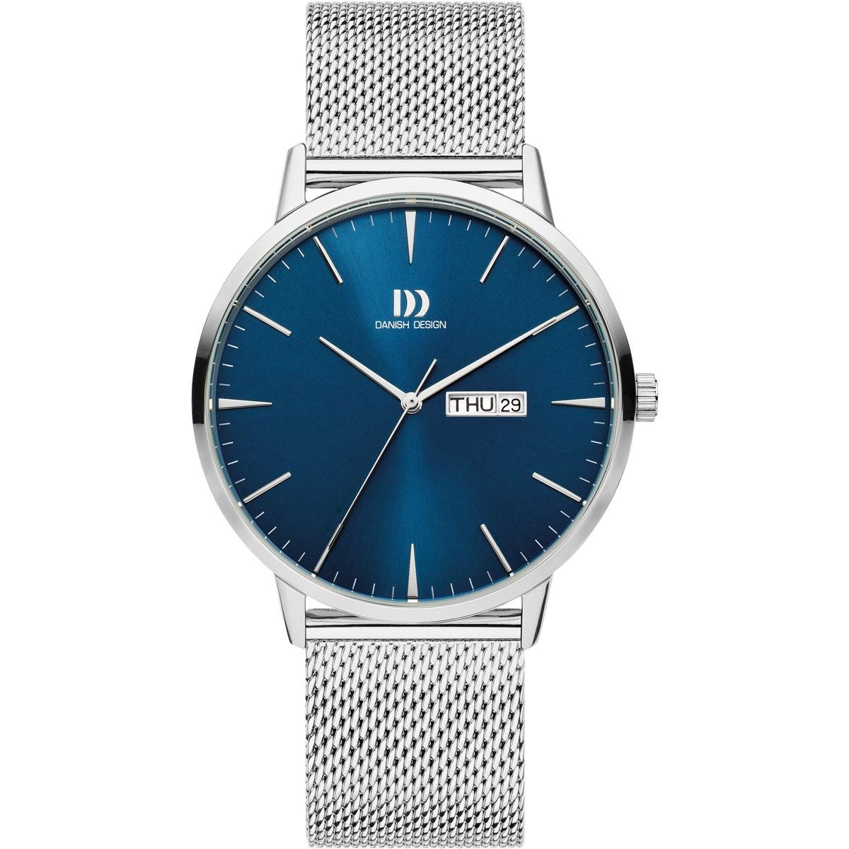 Danish Design Quarzuhr Danish Design Herrenuhr IQ68Q1267 (3314632) Akilia Day/Date RoyalBlue, (1-tlg)