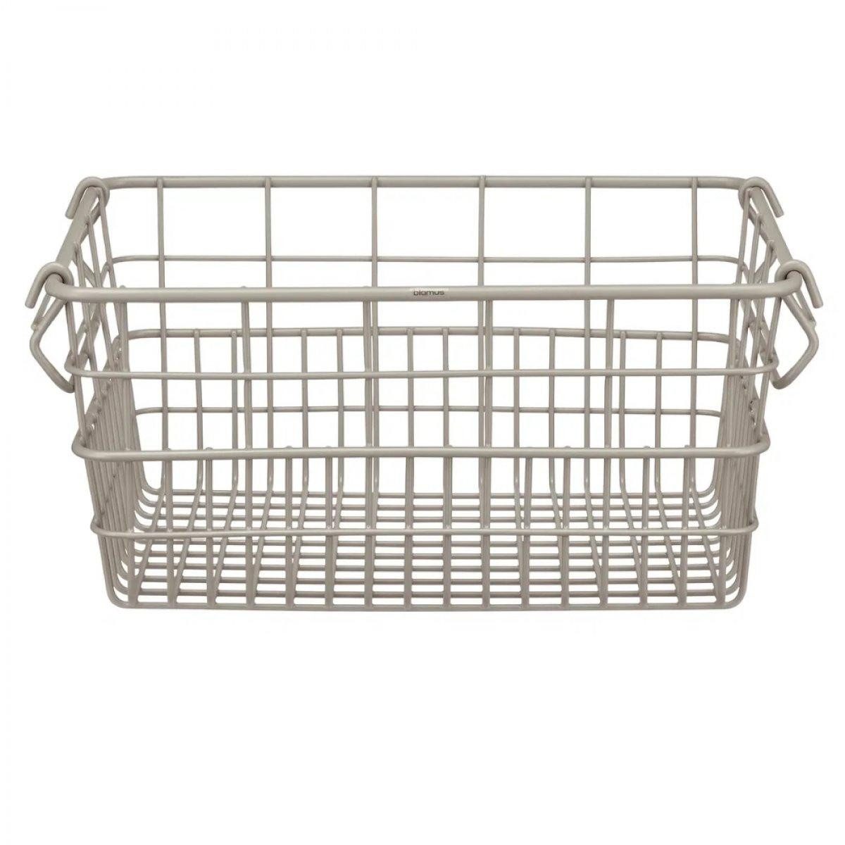 blomus Aufbewahrungsbox Aufbewahrungskorb Kago Mourning Dove Eckig (29 cm)