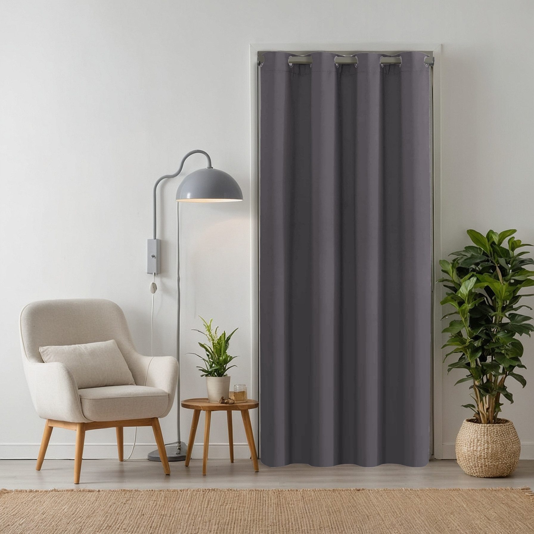 tinycurtains Türvorhang für alle gängigen Türgrößen, Thermovorhang (ohne St günstig online kaufen