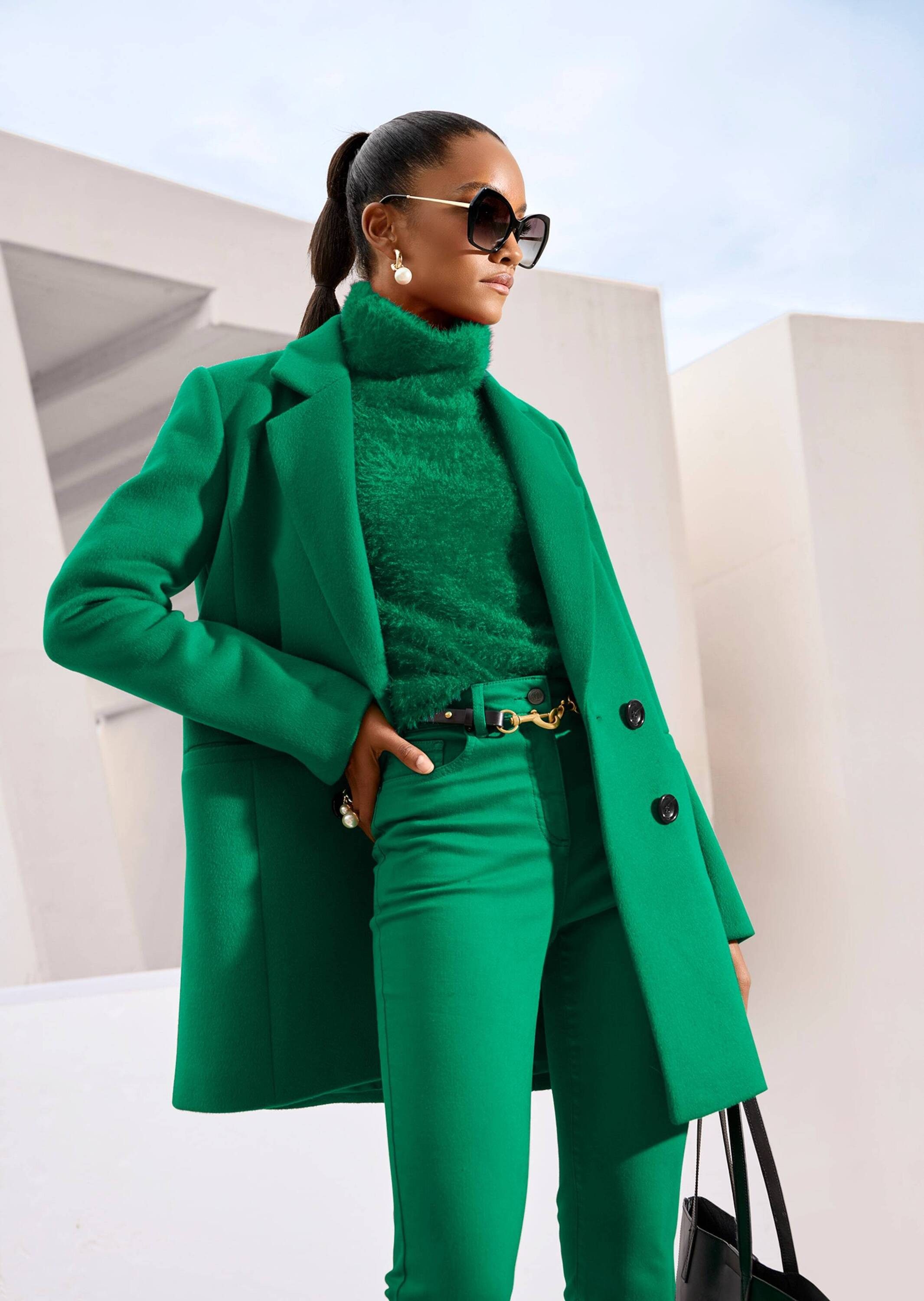 MADELEINE Kurzmantel Zweireihiger Kurzmantel