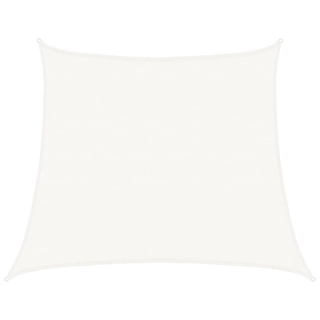 vidaXL Sonnensegel Sonnensegel 160 g/m² Weiß 4/5x4 m HDPE, (1-tlg)