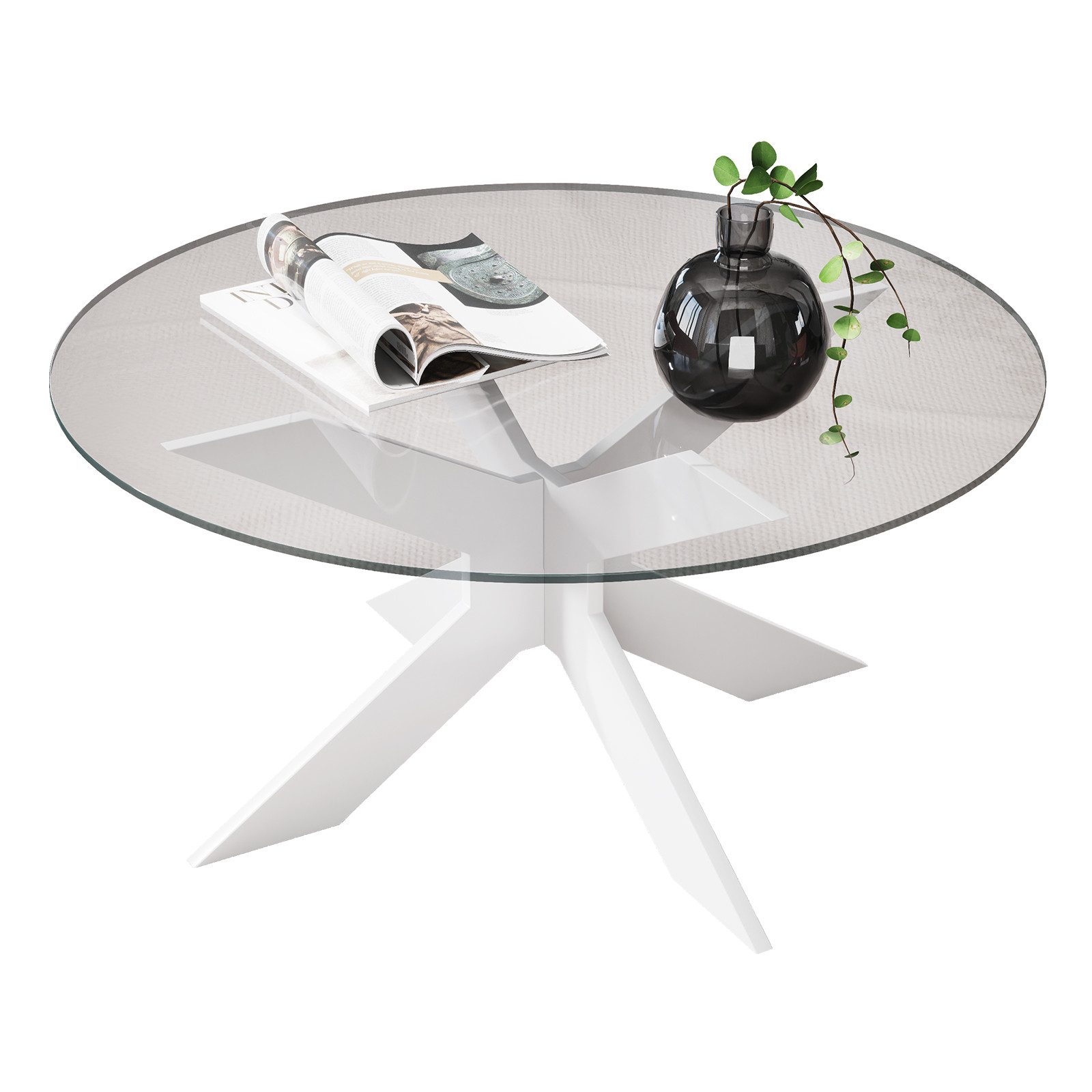 TWSOUL Couchtisch Moderner runder Couchtisch mit günstig online kaufen