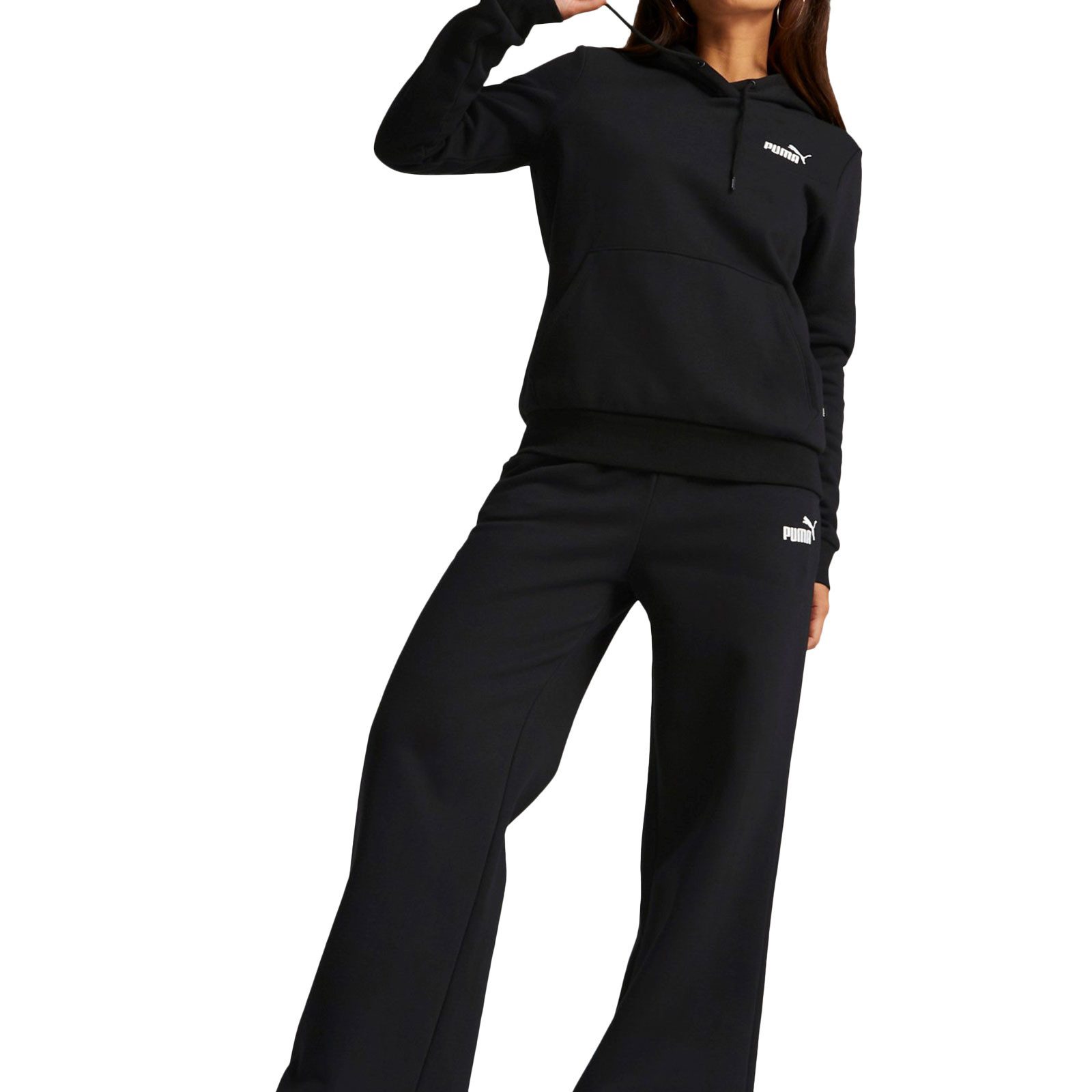 PUMA Kapuzensweatshirt ESS+ Embroidery Hoodie mit gesticktem PUMA-Logo