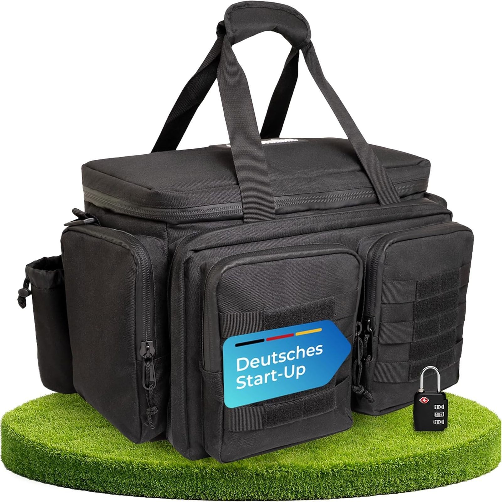 BURI Sporttasche Range Bag Waffentasche Kurzwaffen Pistolentasche Schießsport Tasche