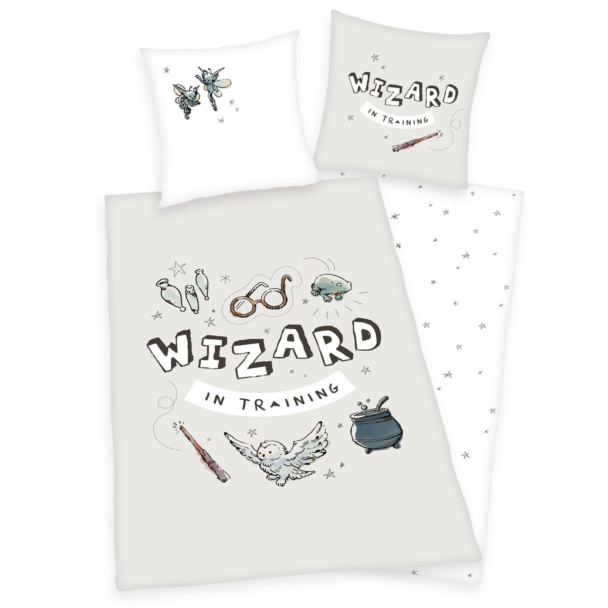 Herding Kinderbettwäsche Harry Potter Wende Bettwäsche Hogwarts Wizard 2tlg günstig online kaufen
