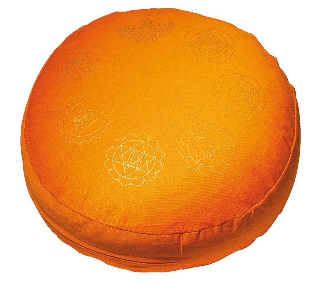 Saraswati Meditationskissen Meditationskissen mit Inlet "7 Chakren" Baumwolle(80), Polyester(20)
