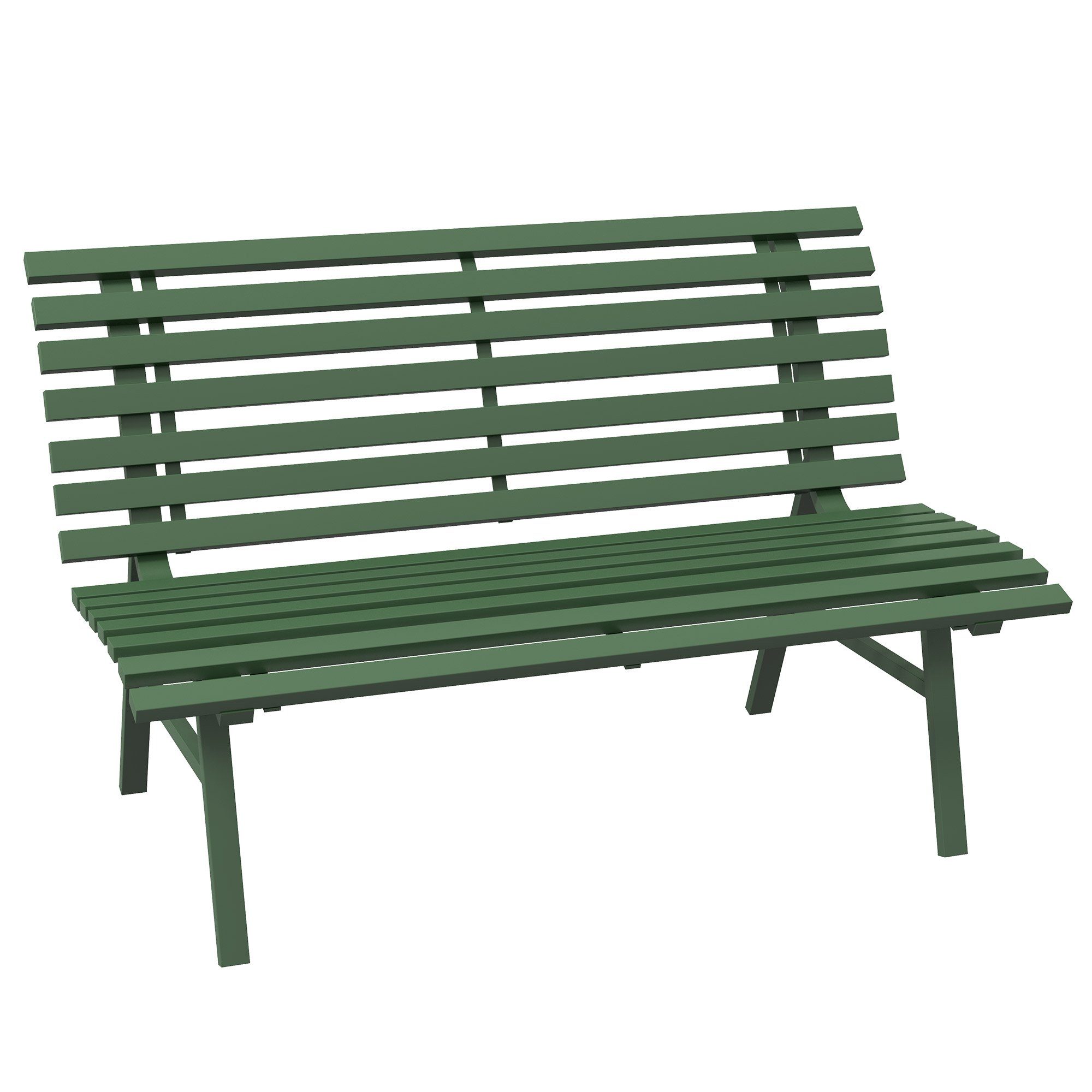 Outsunny Gartenbank 2 Sitzer Parkbank mit günstig online kaufen