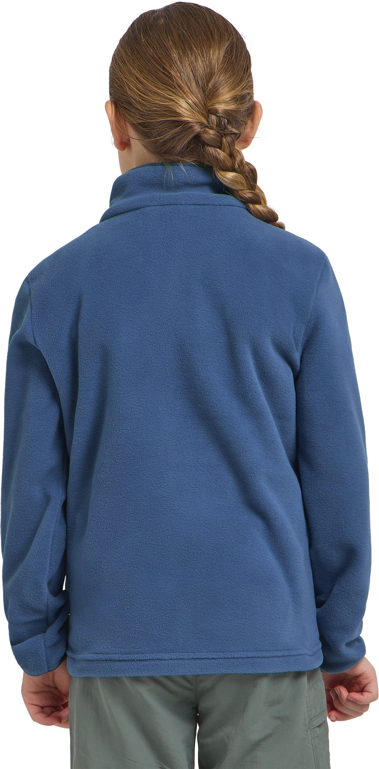 Jack Wolfskin Fleecejacke TAUNUS JACKET K hochschließender Kragen, mit Reißverschluss, atmungsaktiv, winddicht