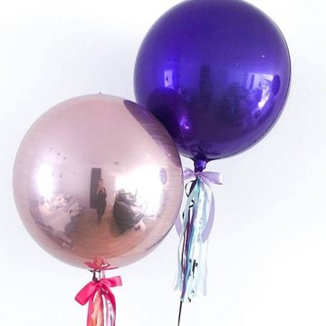 Coonoor Luftballon 6er Pack 55 cm Riesenluftballon für allgemeine Partydekoration, Durchmesser: 55 cm
