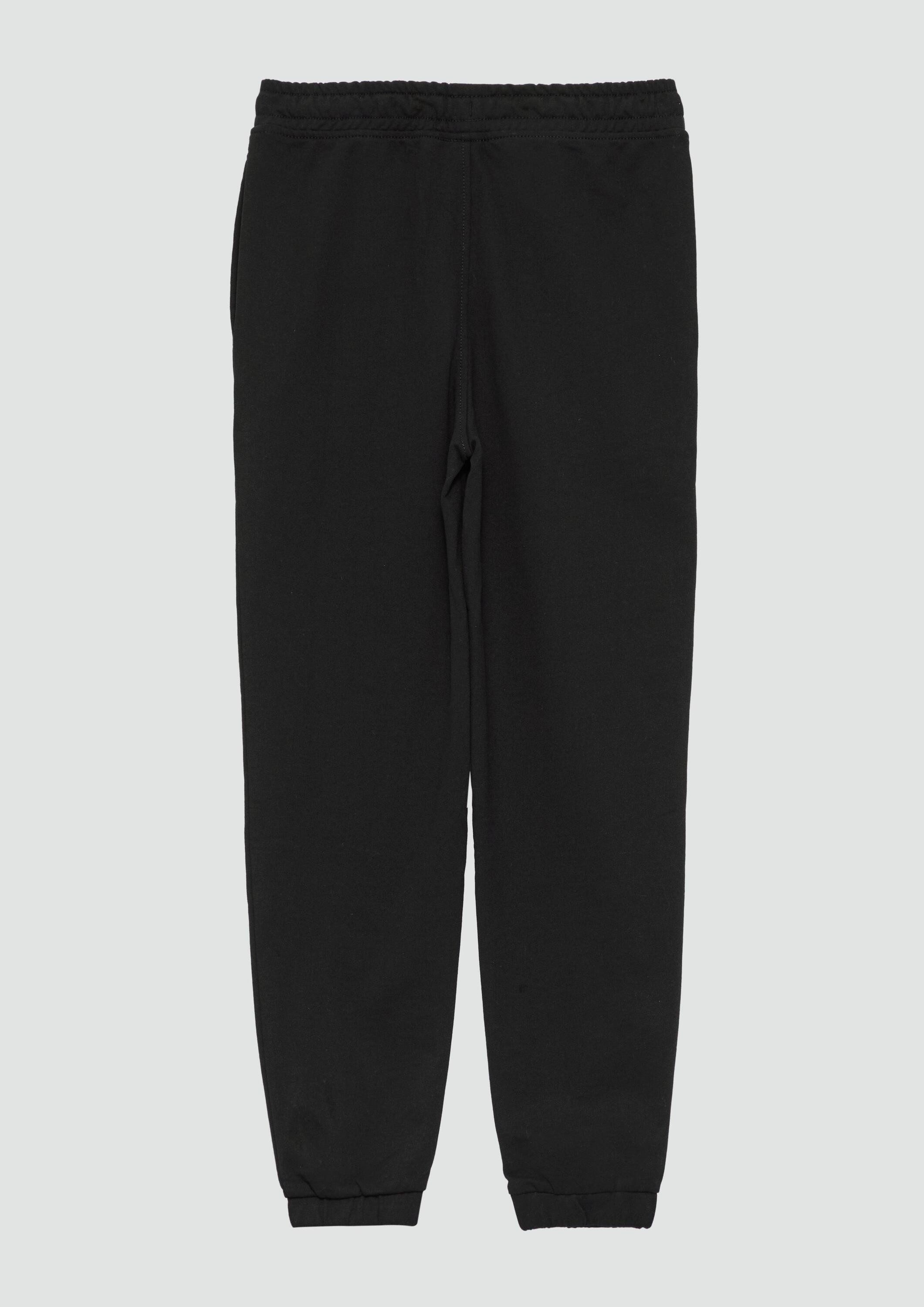 s.Oliver Jogginghose Leggings Unisex Jogginghose aus Sweat mit Print-Detail