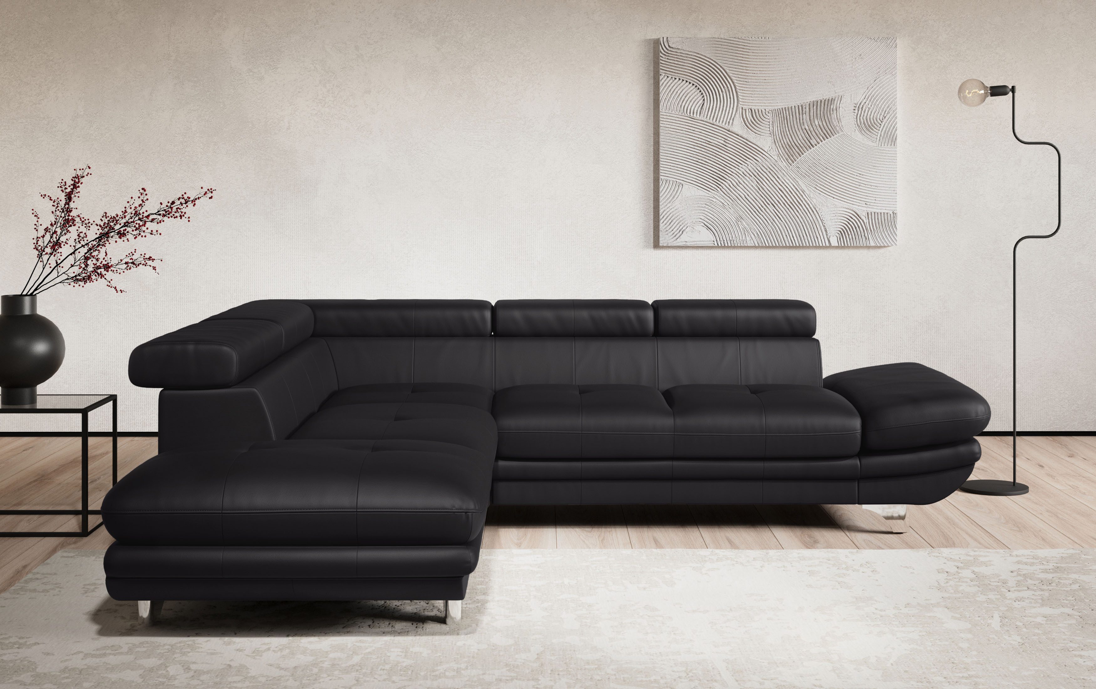 COTTA Ecksofa Enterprise L-Form, mit Arm- günstig online kaufen